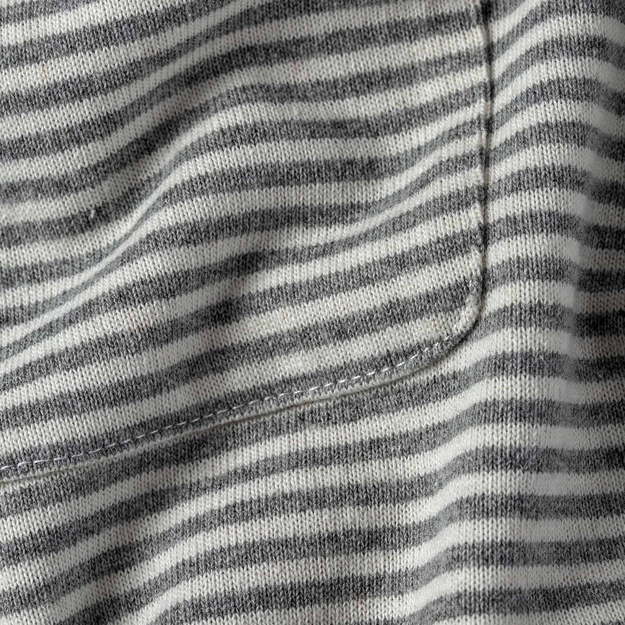 The Heavy Bag Tee in Ash Stripe - Image 6