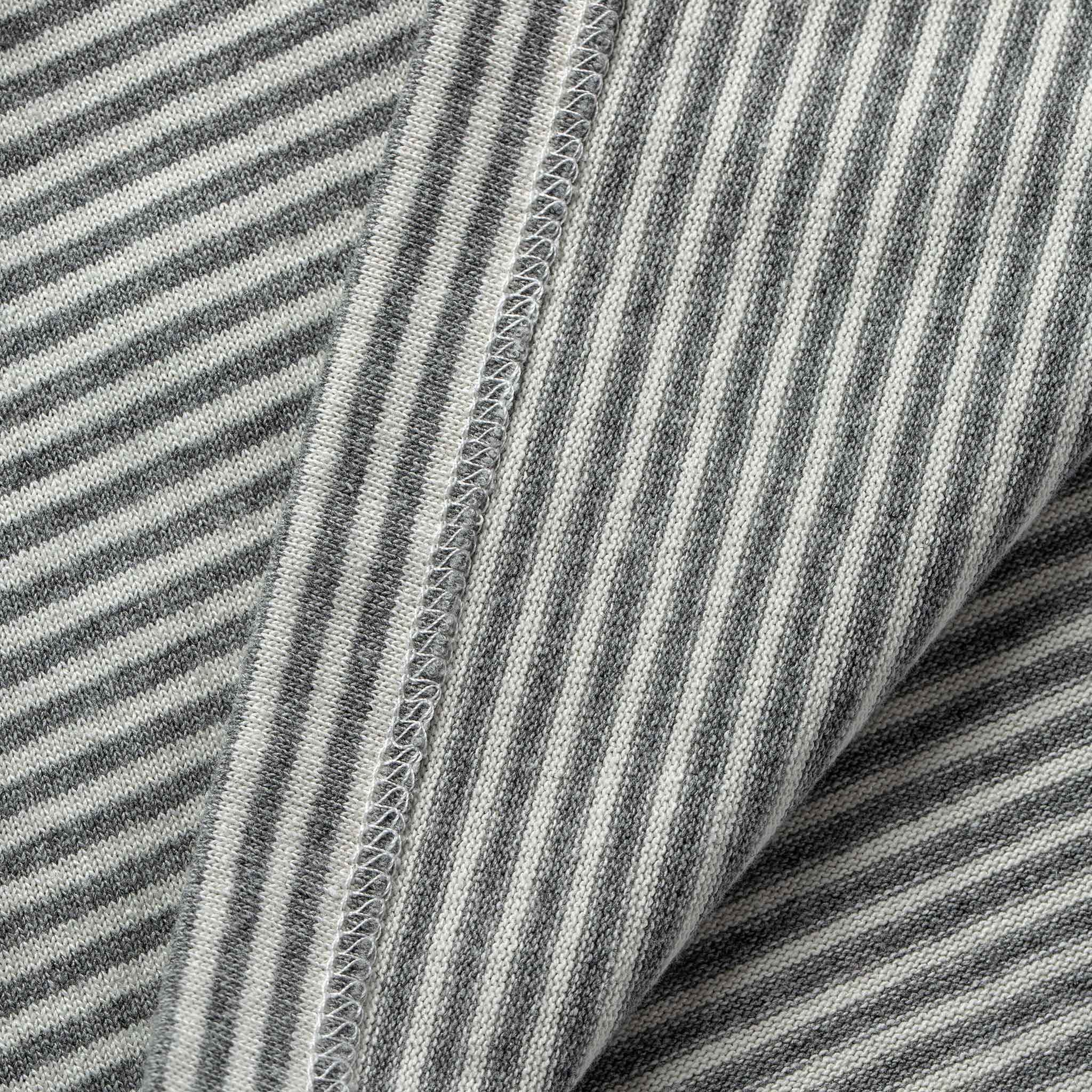 The Heavy Bag Tee in Ash Stripe - Image 7