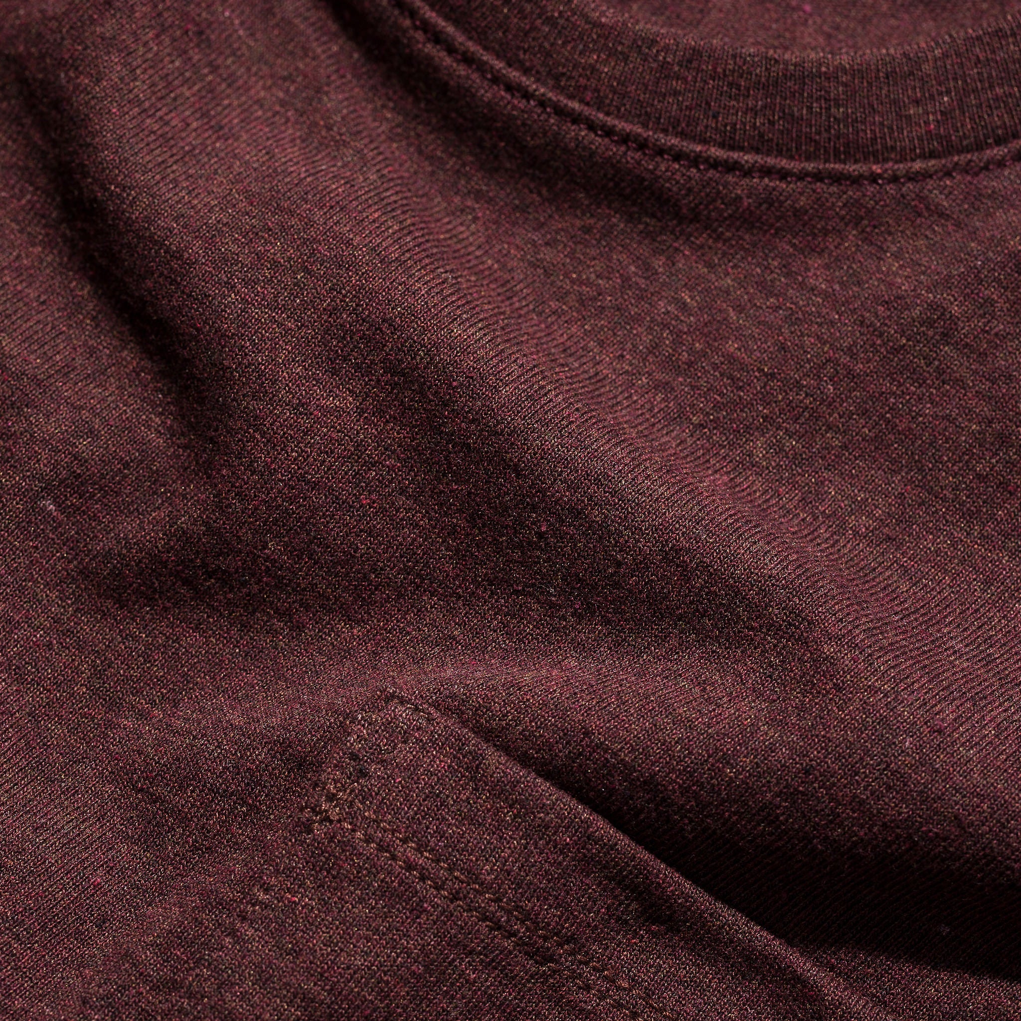The Heavy Bag Tee in Burgundy - Image 8