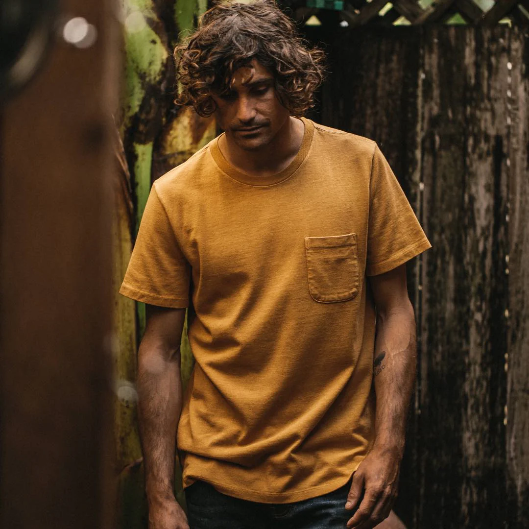 The Heavy Bag Tee in Canary - Image 2