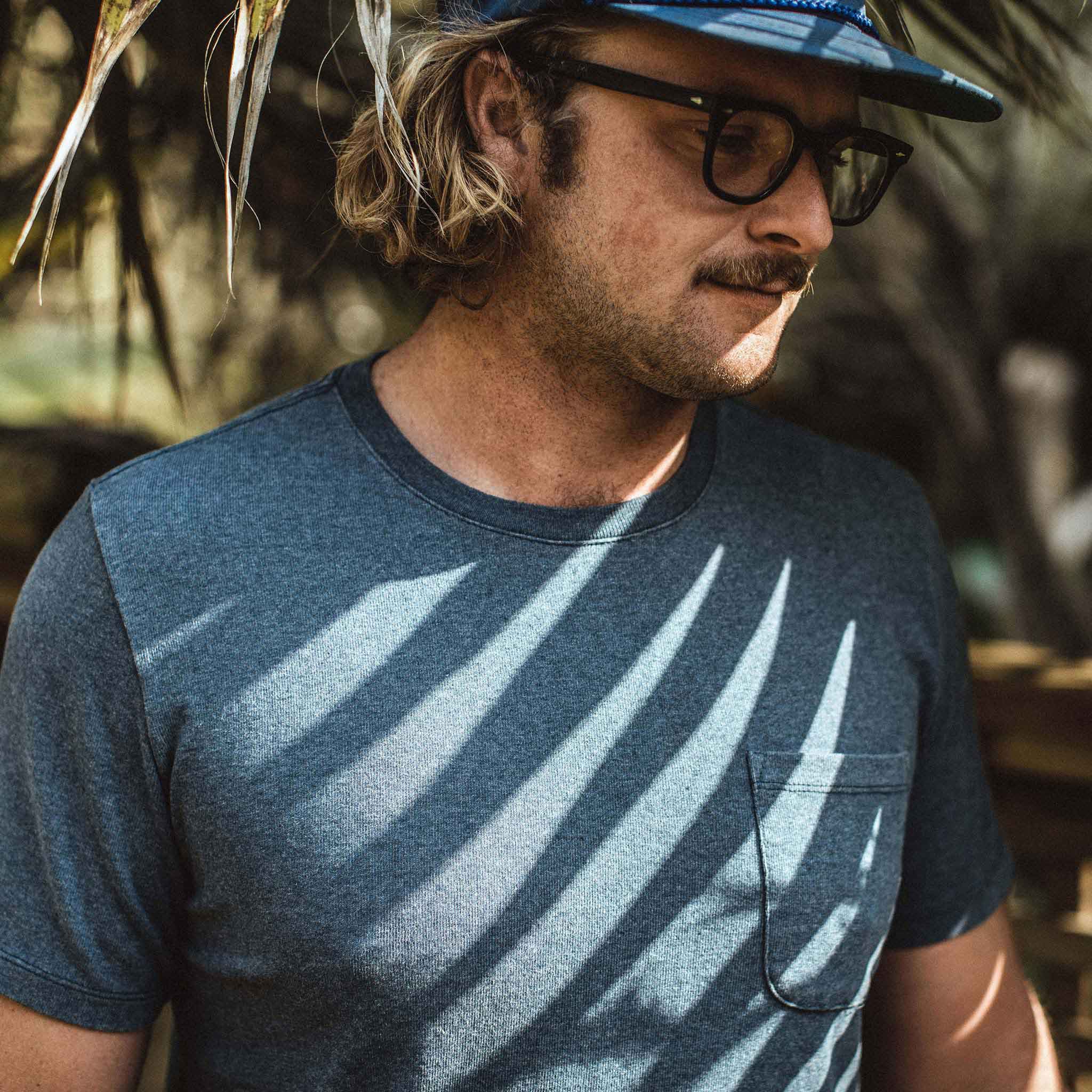 The Heavy Bag Tee in Dusty Blue - Image 3