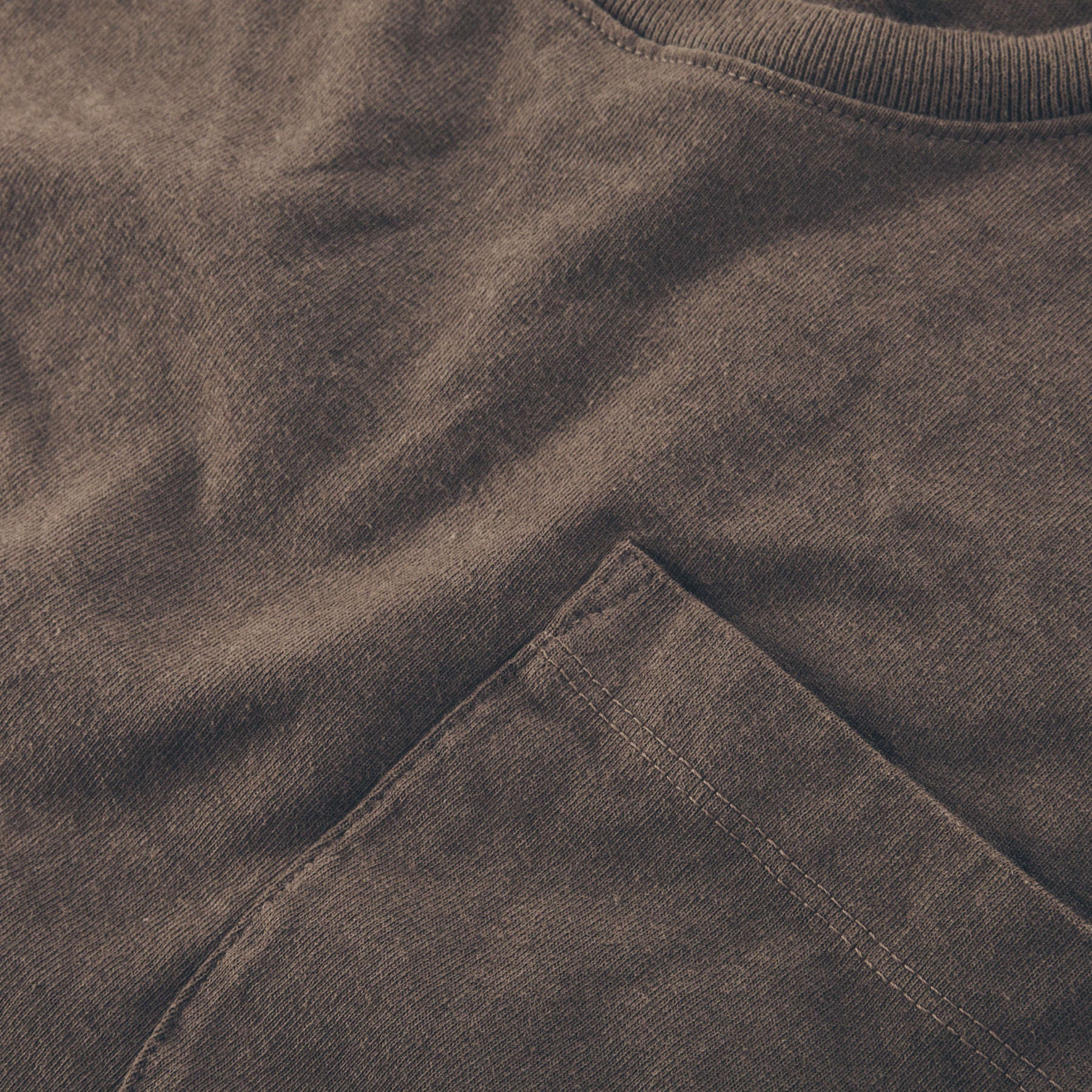 The Heavy Bag Tee in Fatigue Brown - Image 4