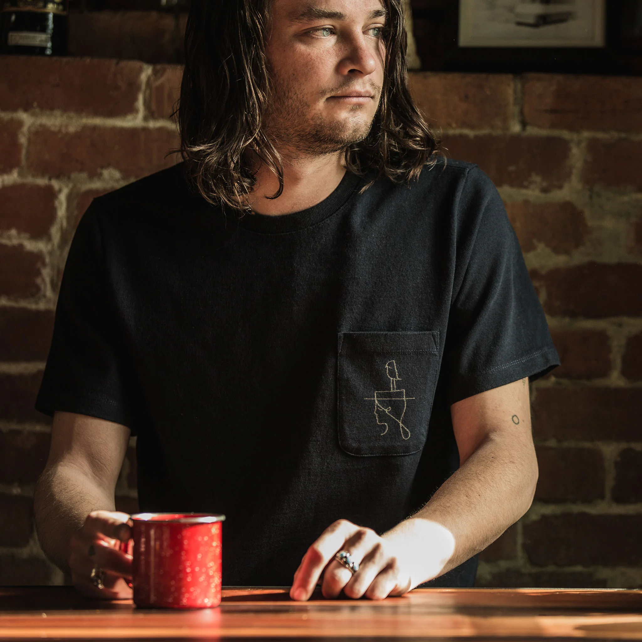 The Heavy Bag Tee in Lady Bird - Image 2