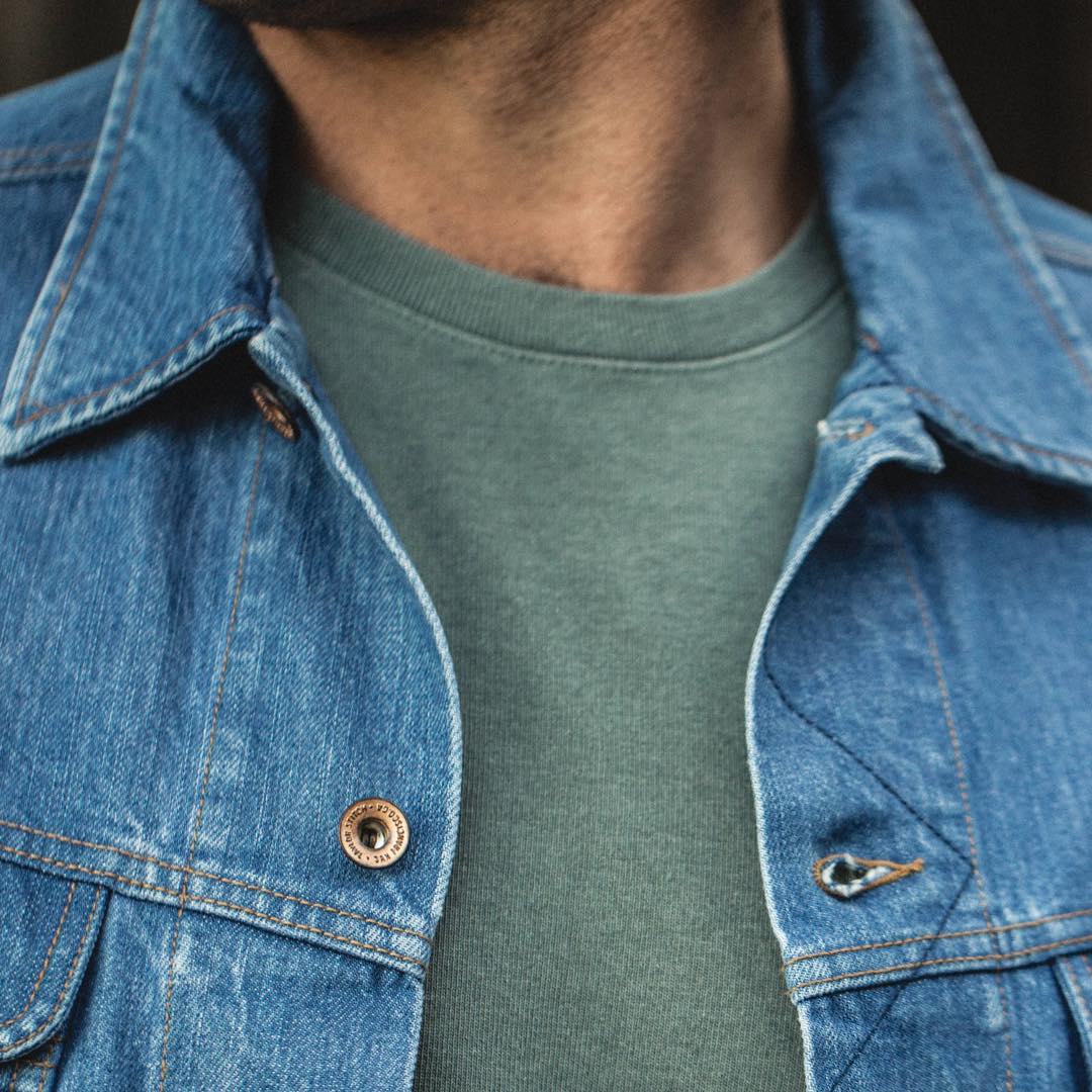 The Heavy Bag Tee in Seafoam - Image 5