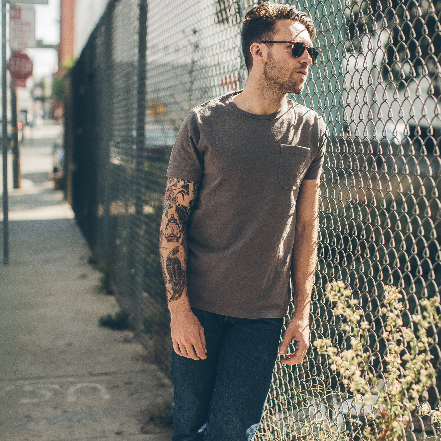The Heavy Bag Tee in Slate ('16) - Image 2