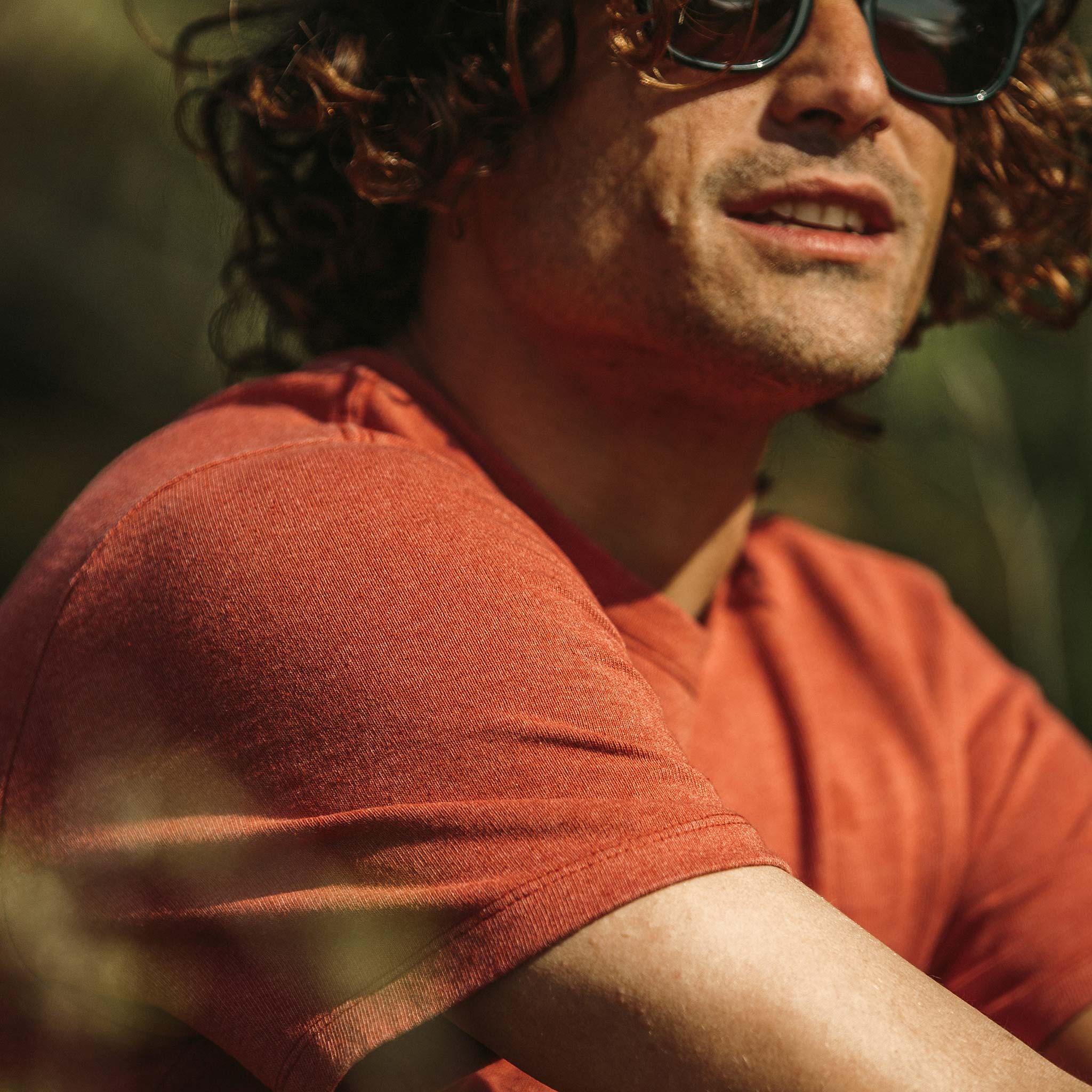 The Heavy Bag Tee in Washed Rust - Image 4