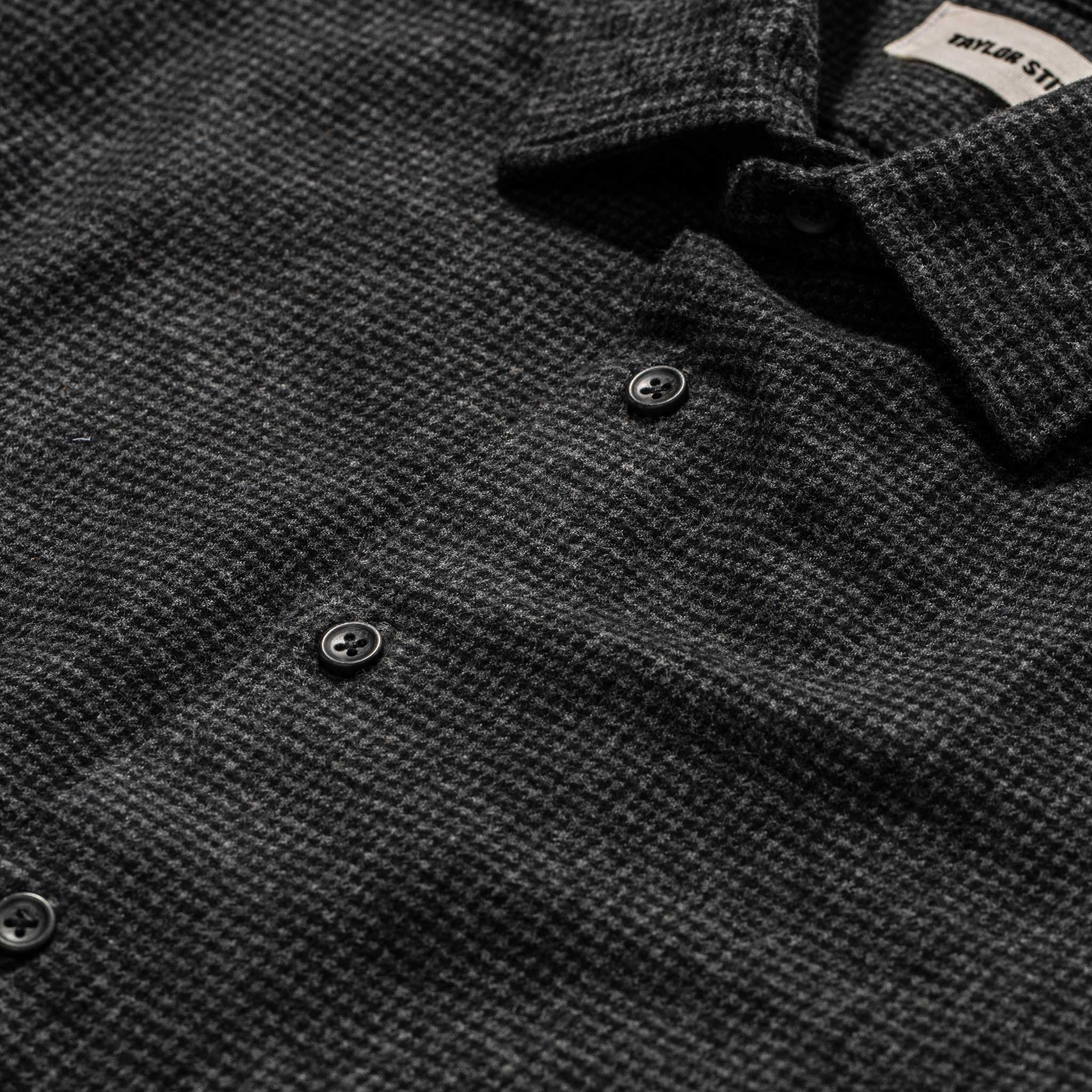 The Hyde in Charcoal Brushed Houndstooth - Image 9