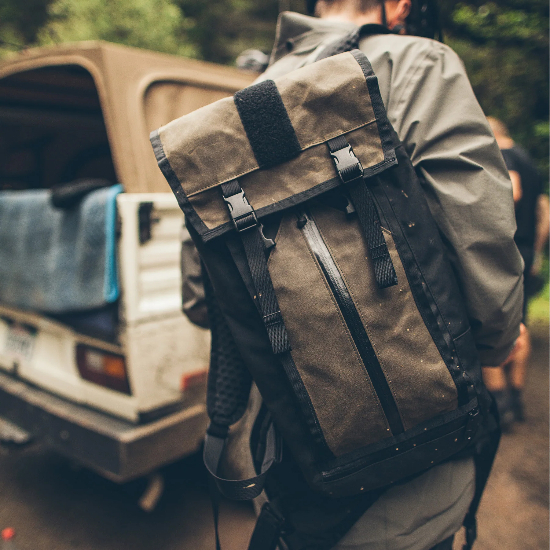 The Hydration Pack in Oak Waxed Canvas - Image 8
