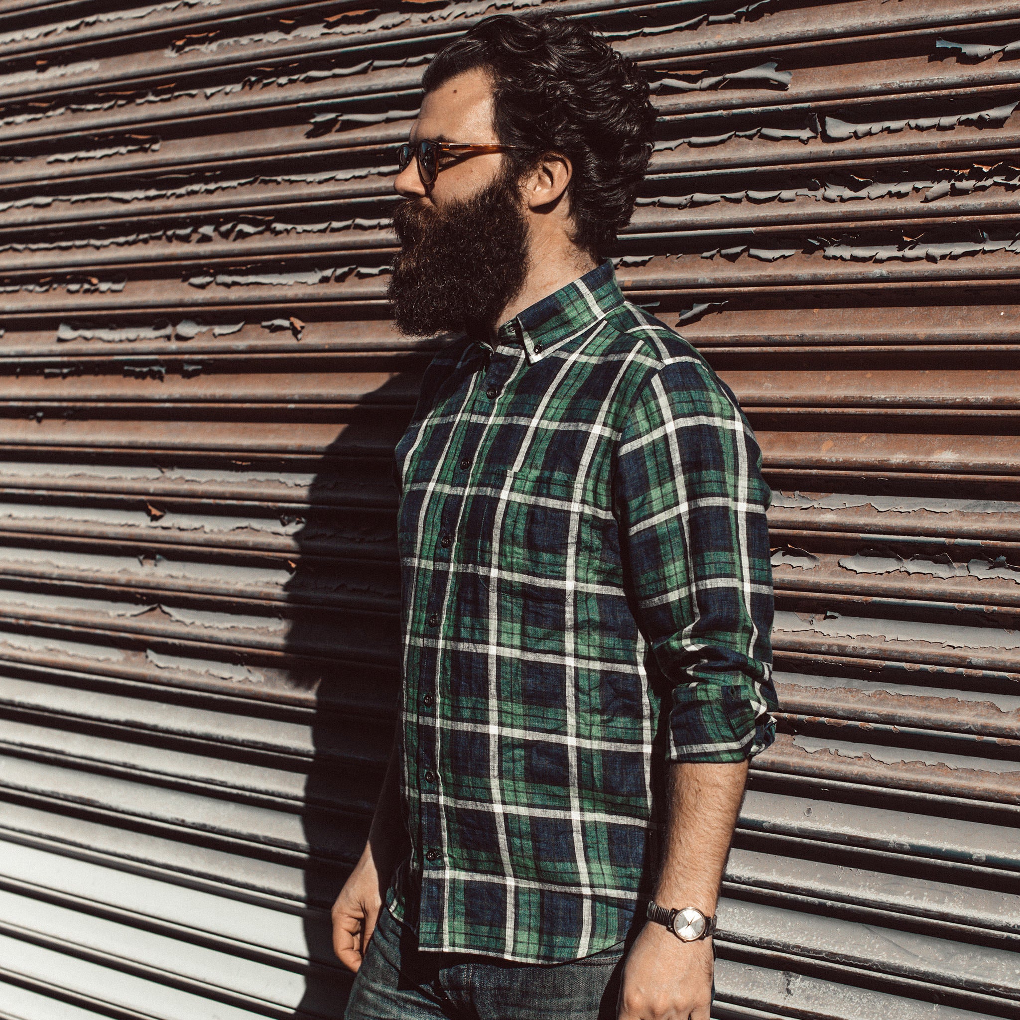 The Jack in Blackwatch Plaid Linen - Image 2