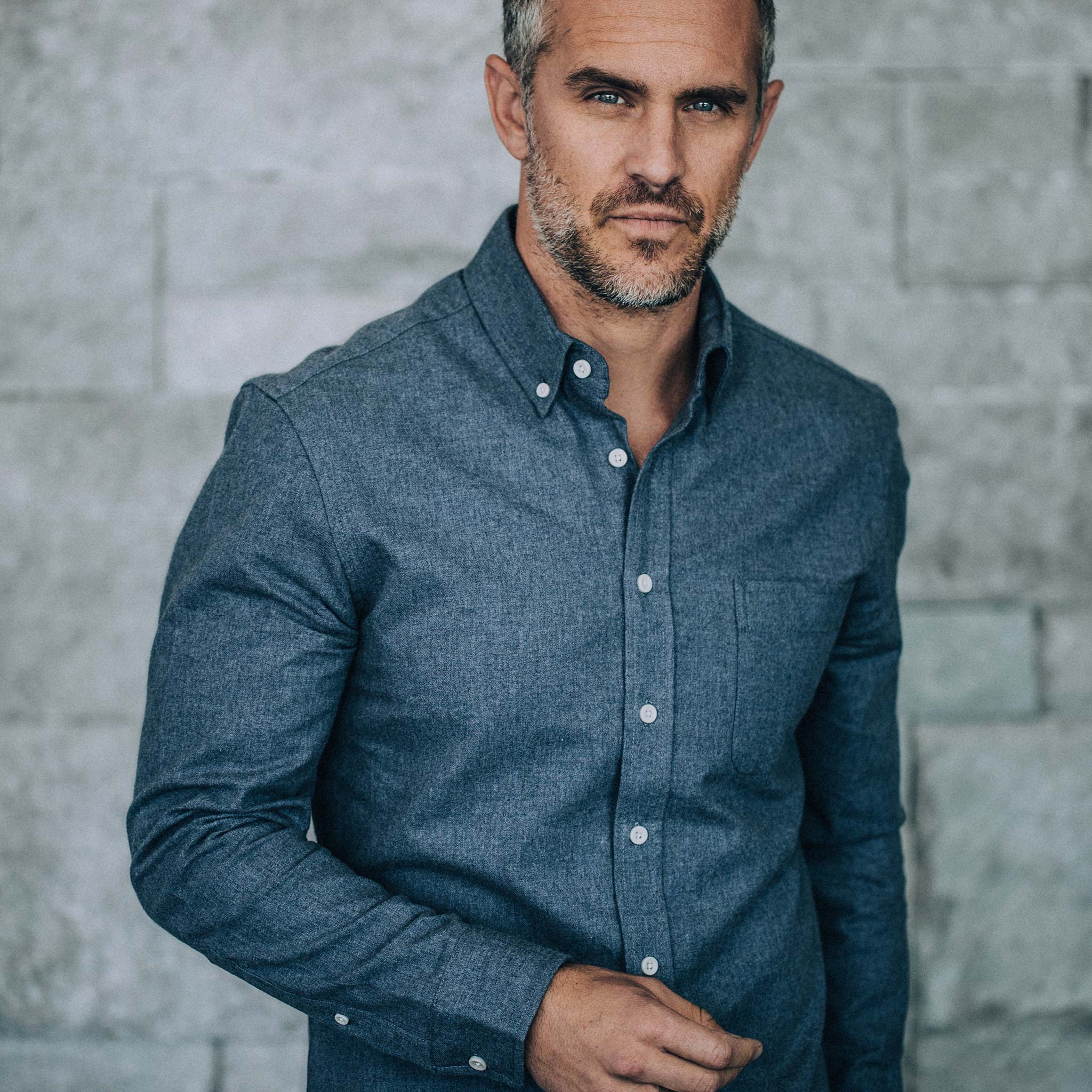 The Jack in Brushed Heather Navy - Image 2
