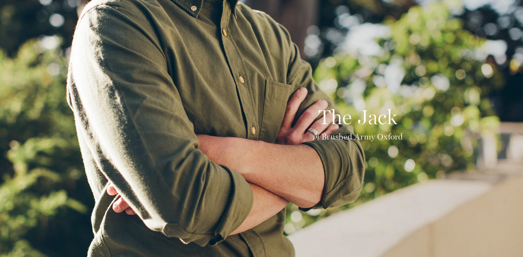 The Jack in Brushed Army Oxford - Image 8