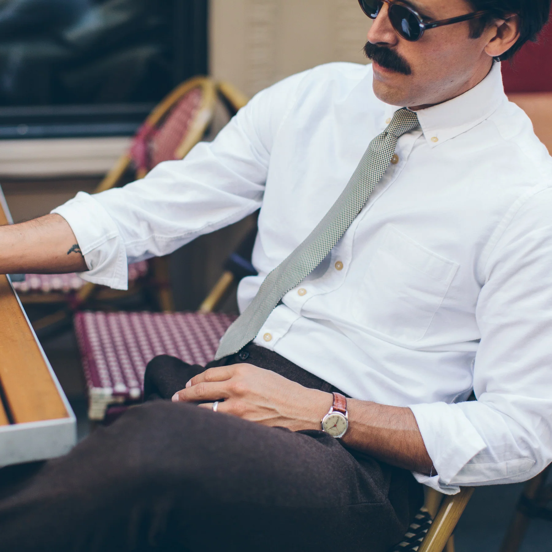 The Jack in Brushed White Oxford - Image 2