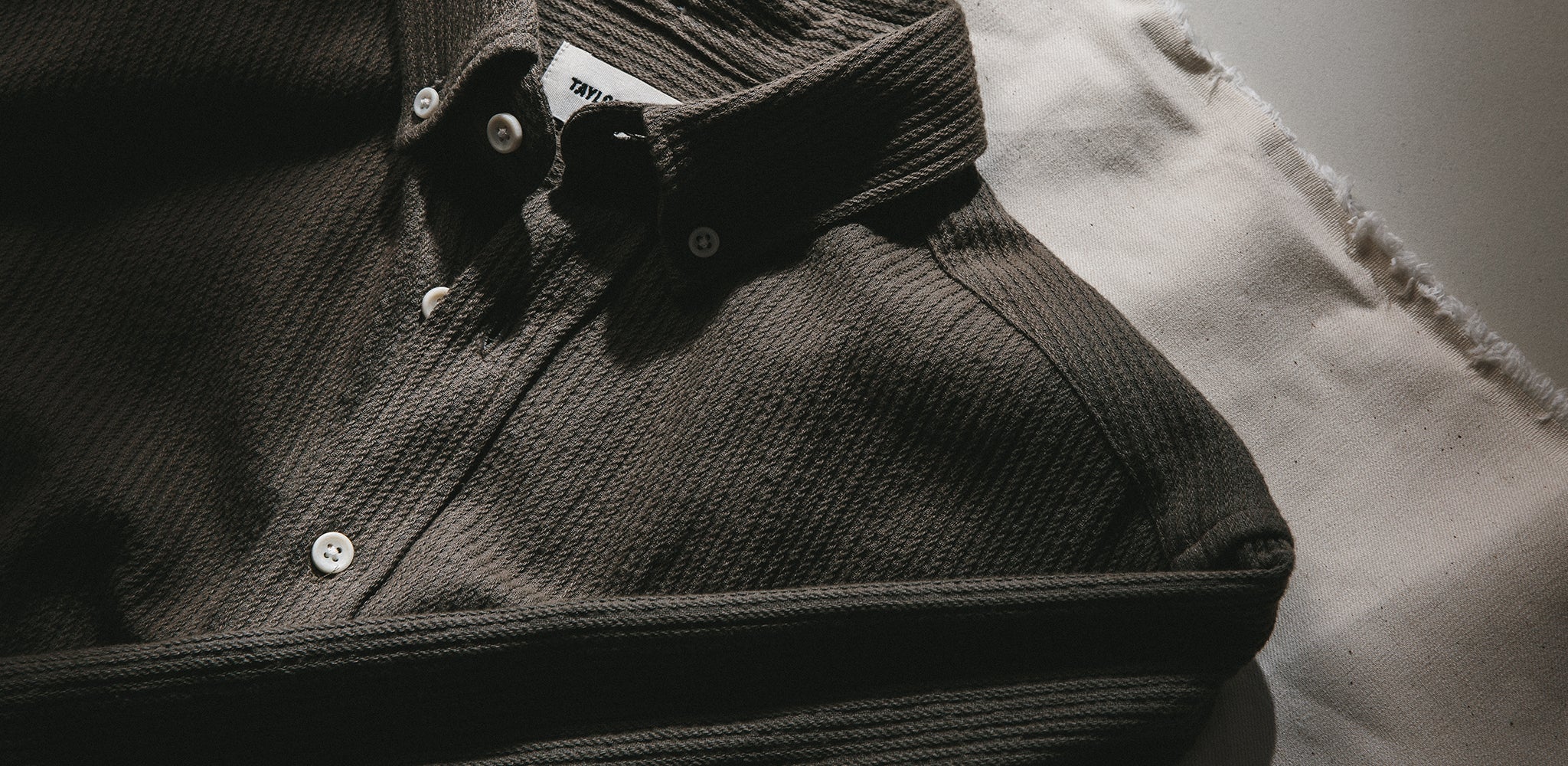 The Jack in Cone Mills Corded Olive - Image 9