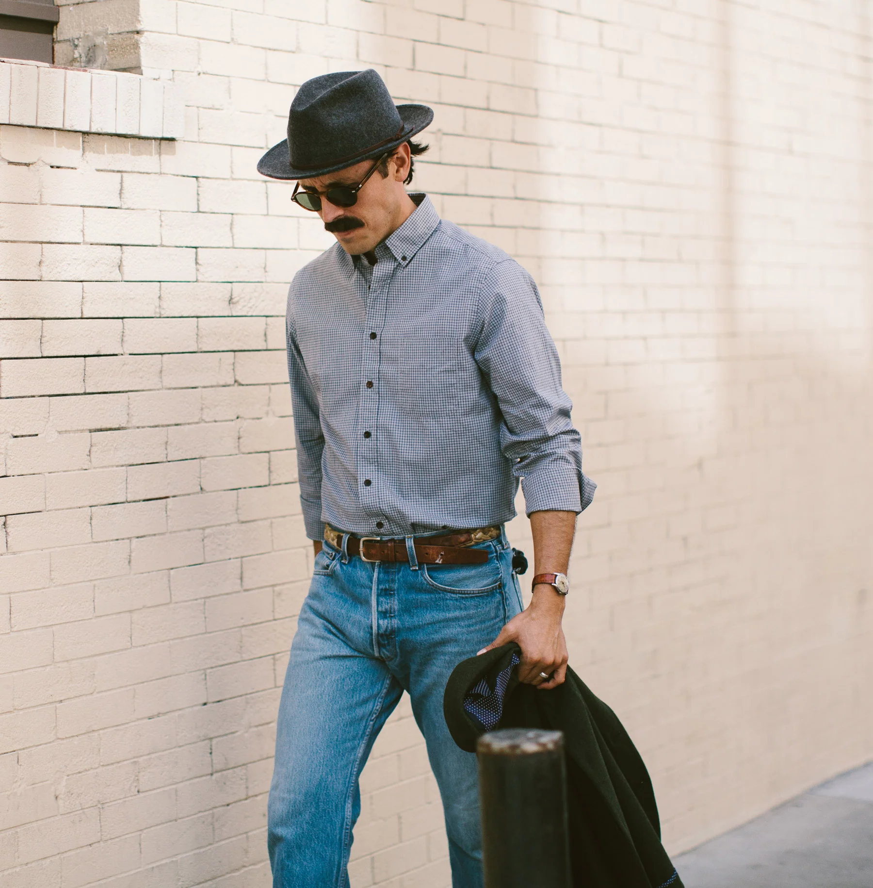 The Jack in Grey & Navy Box Check - Image 7