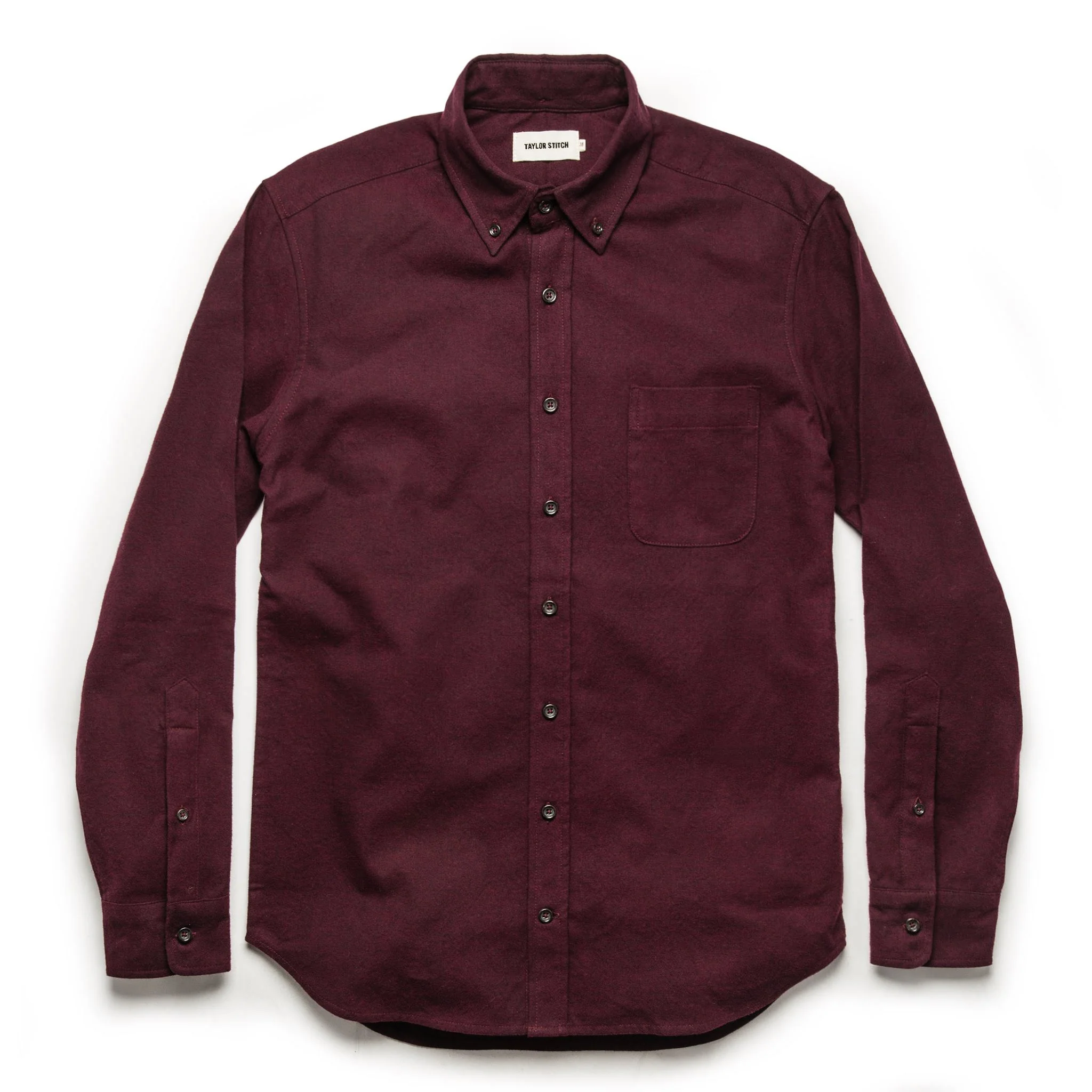 The Jack in Maroon Brushed Oxford - Image 10