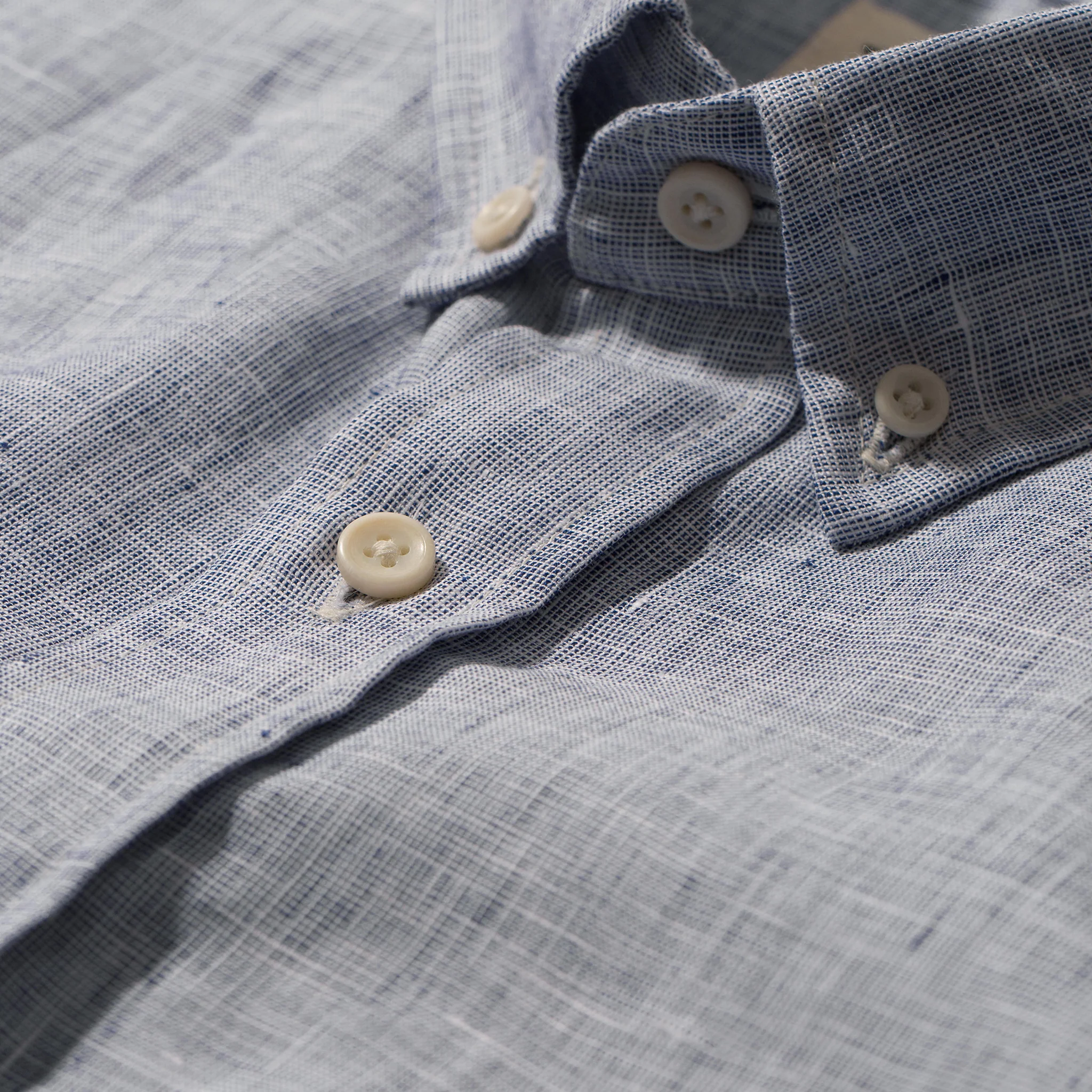 The Jack in Navy Pin Dot Linen - Image 5