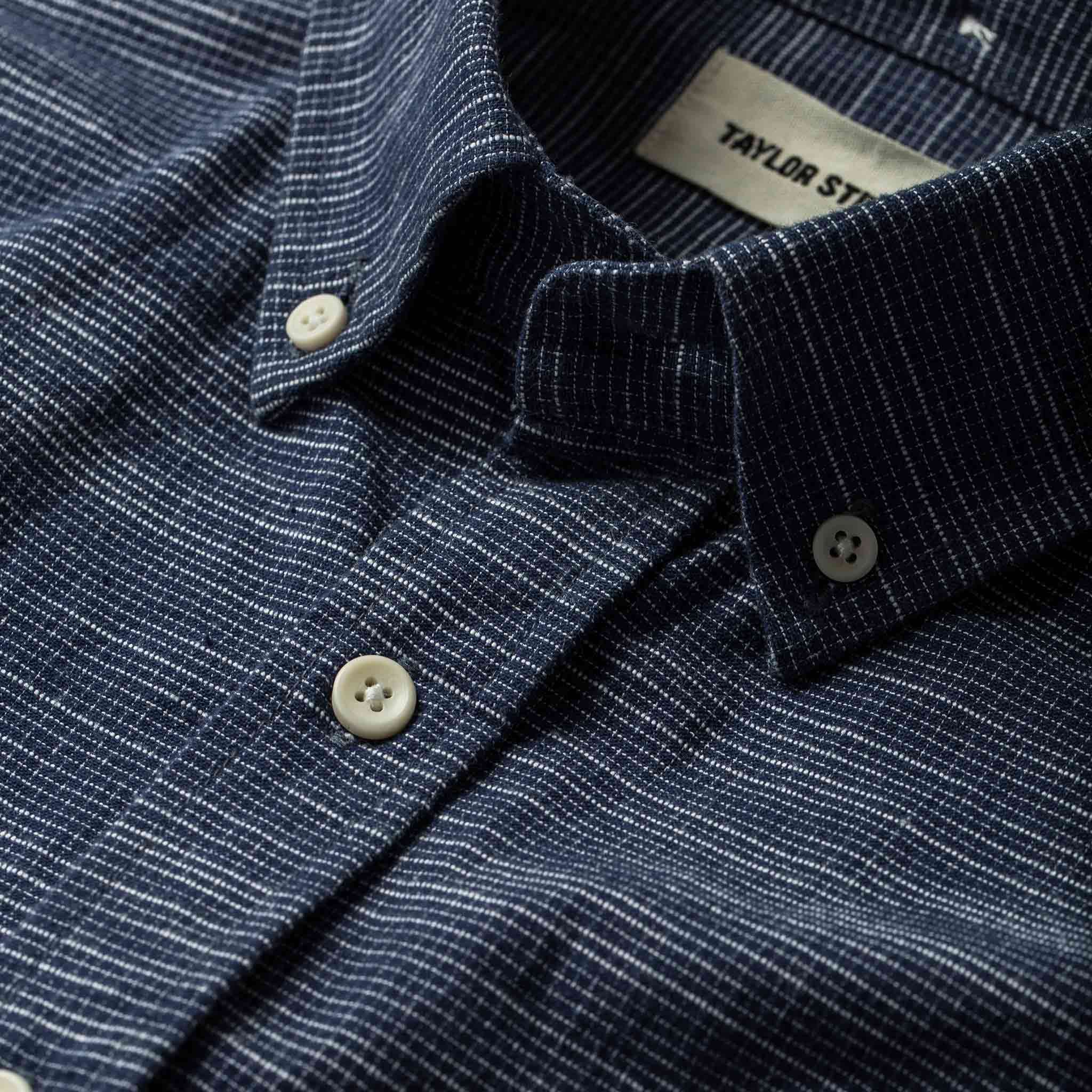 The Jack in Navy Slub Check - Image 6