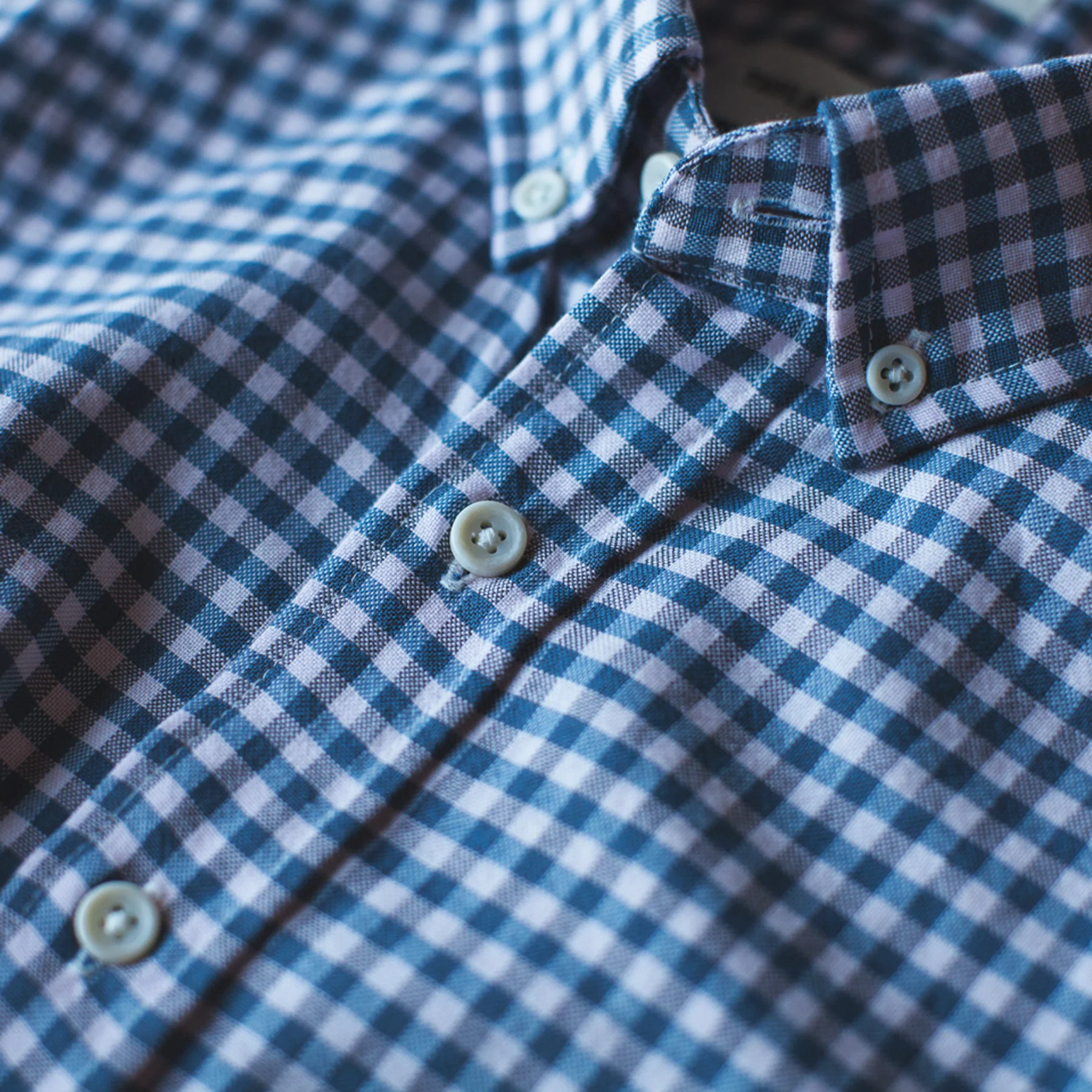 The Jack in Pale Pink Gingham Oxford - Image 5