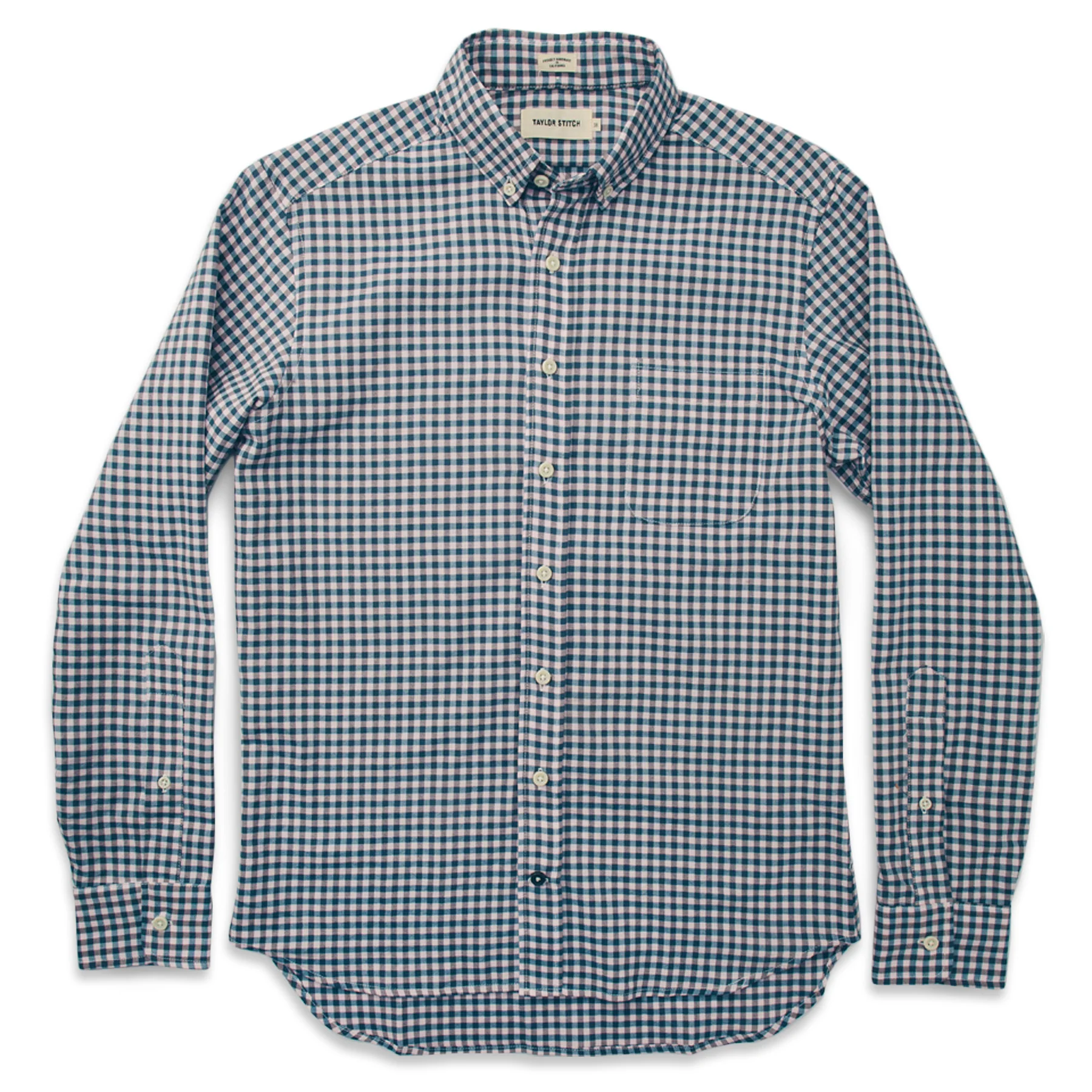 The Jack in Pale Pink Gingham Oxford - Image 6