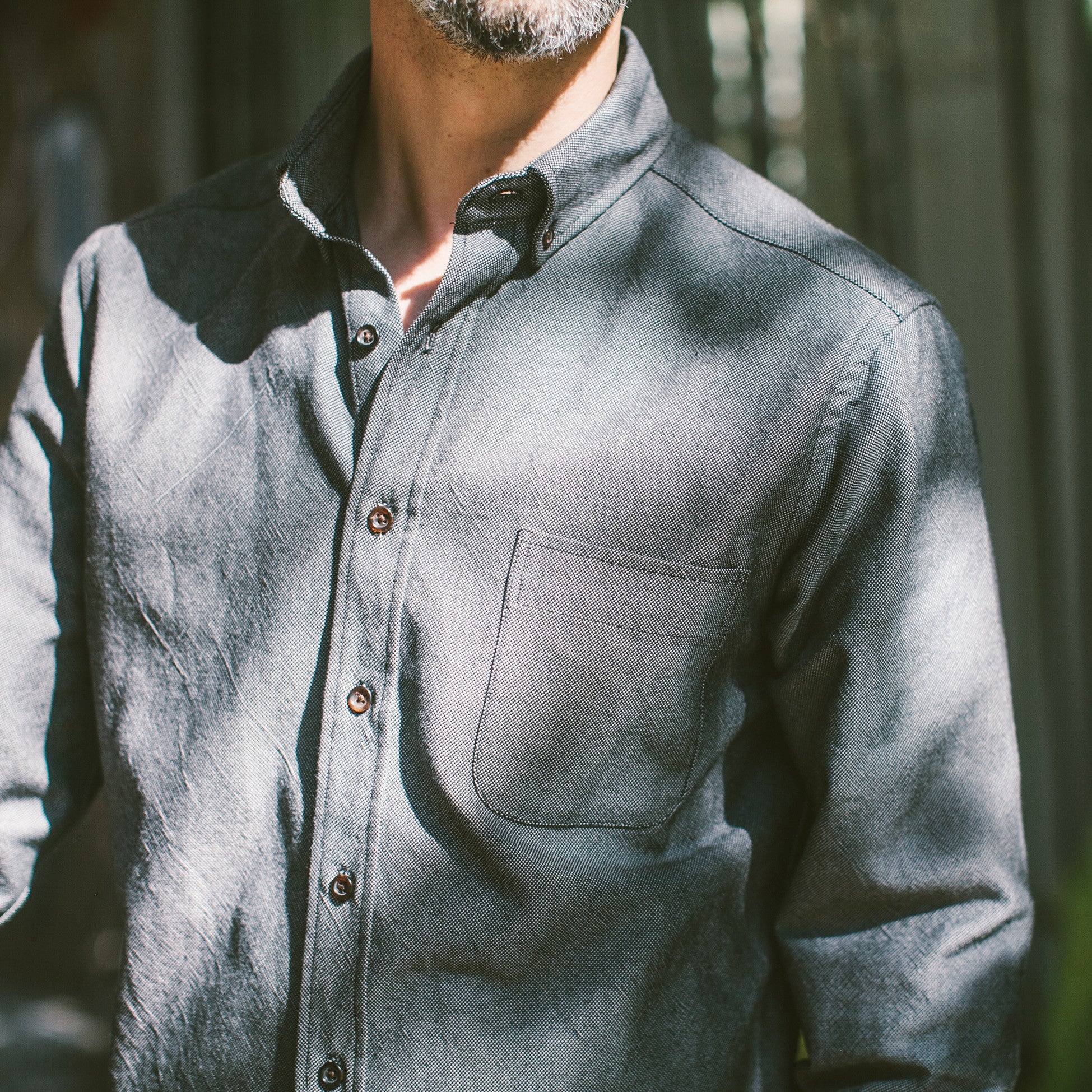 The Jack in Tiburon Grey Work Oxford - Image 6