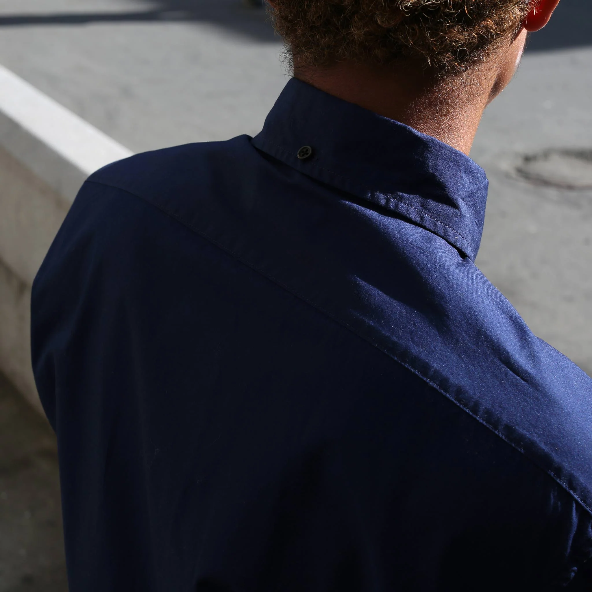 The Jack in Washed Navy Poplin - Image 4