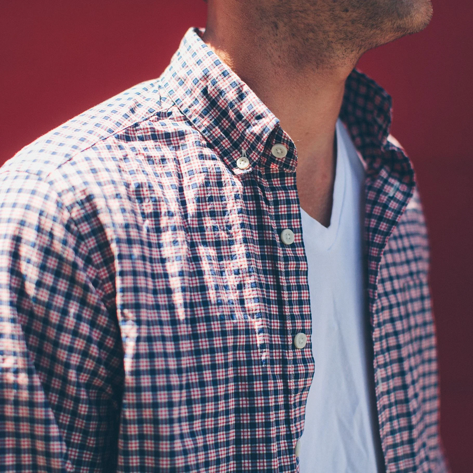 The Jack in Navy & Red Check - Image 6