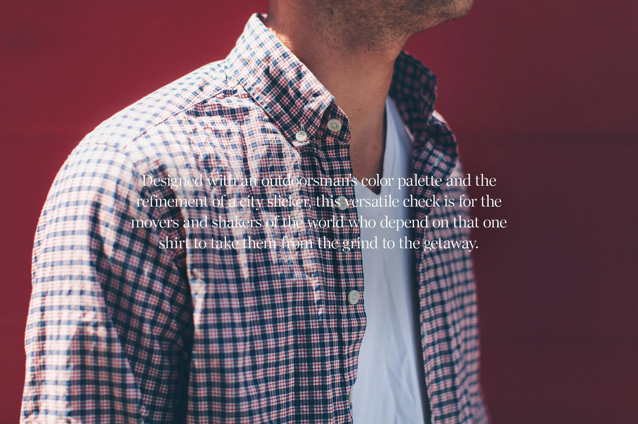 The Jack in Navy & Red Check - Image 7