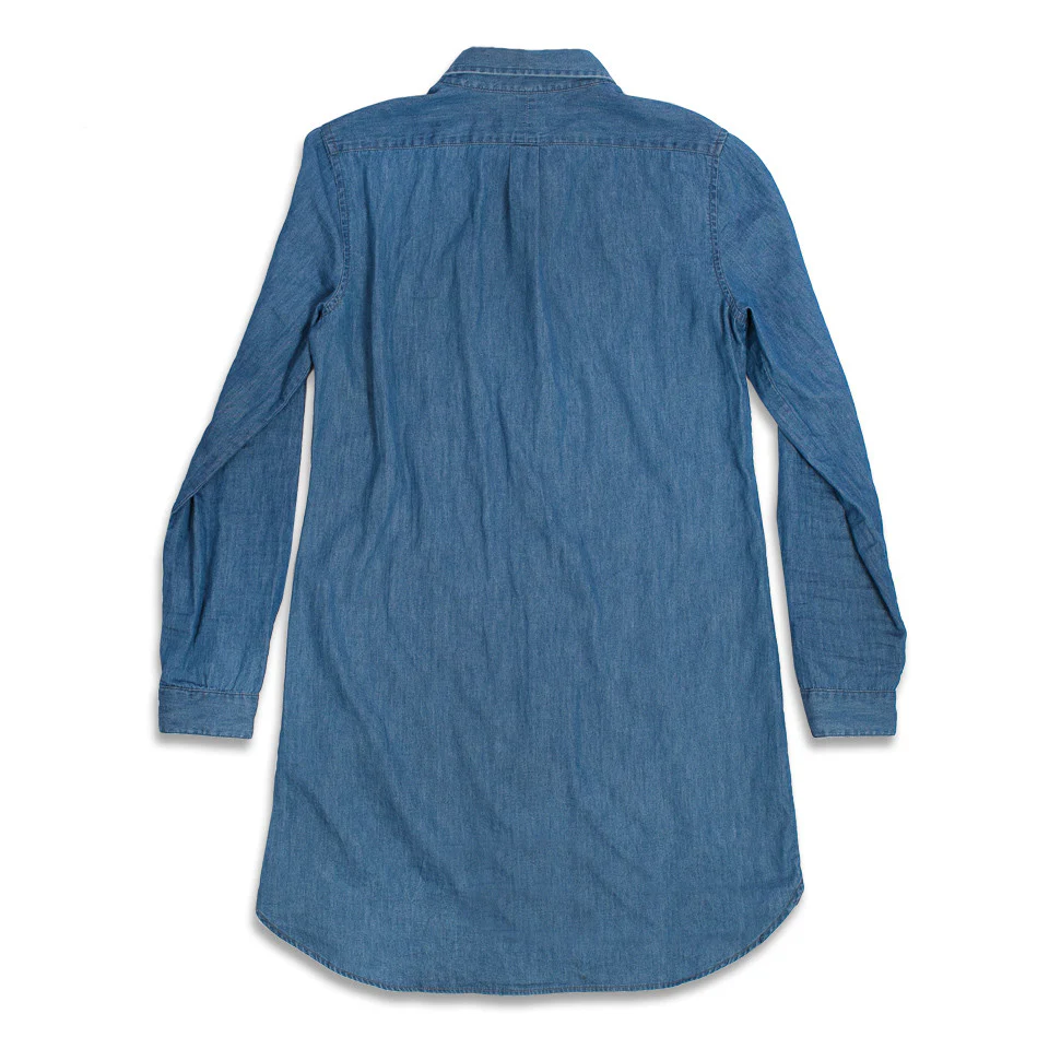 The Jane - Sea Washed Denim Dress - Image 3
