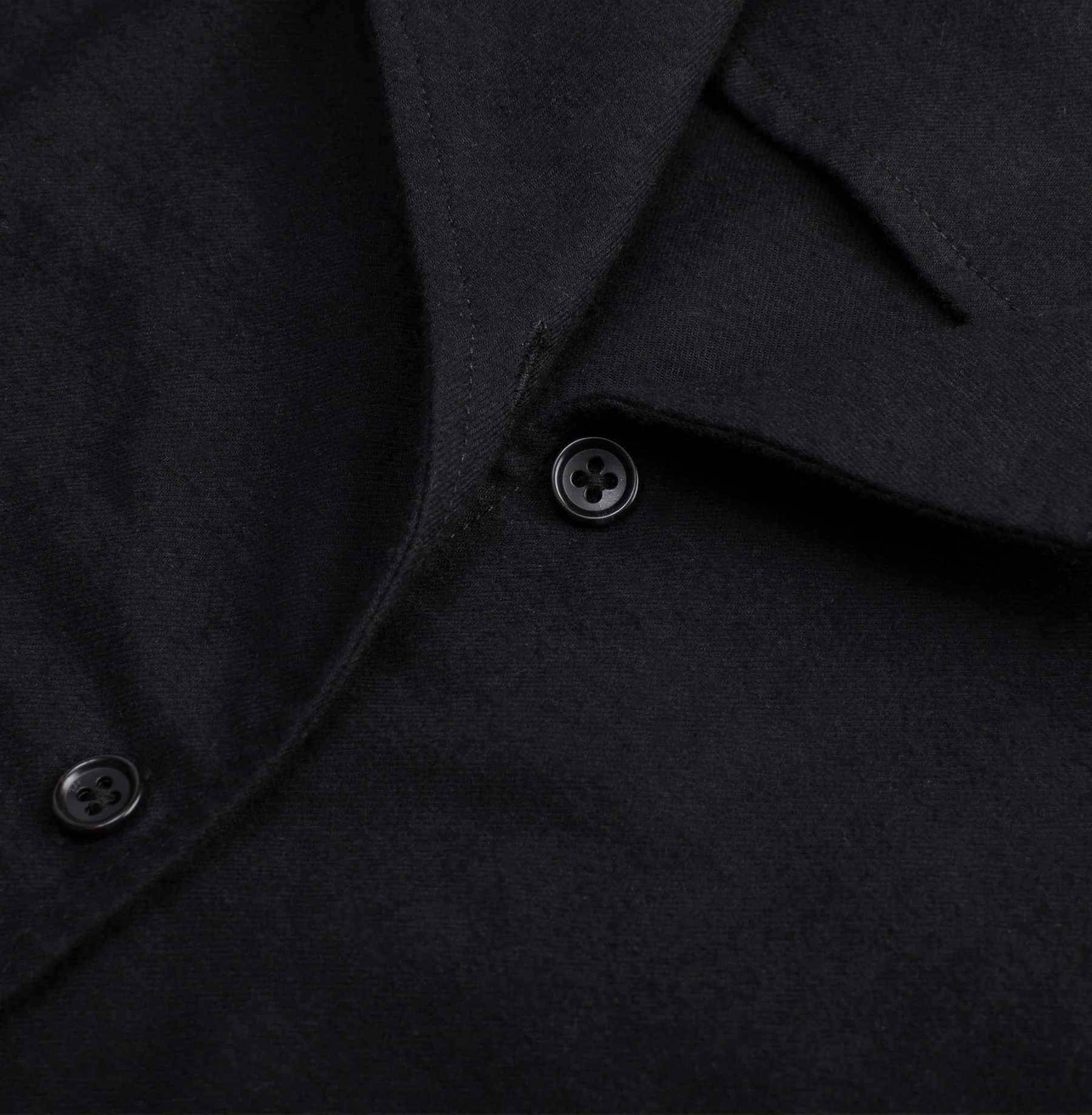 The Juniper Dress in Black Brushed Cotton - Image 6