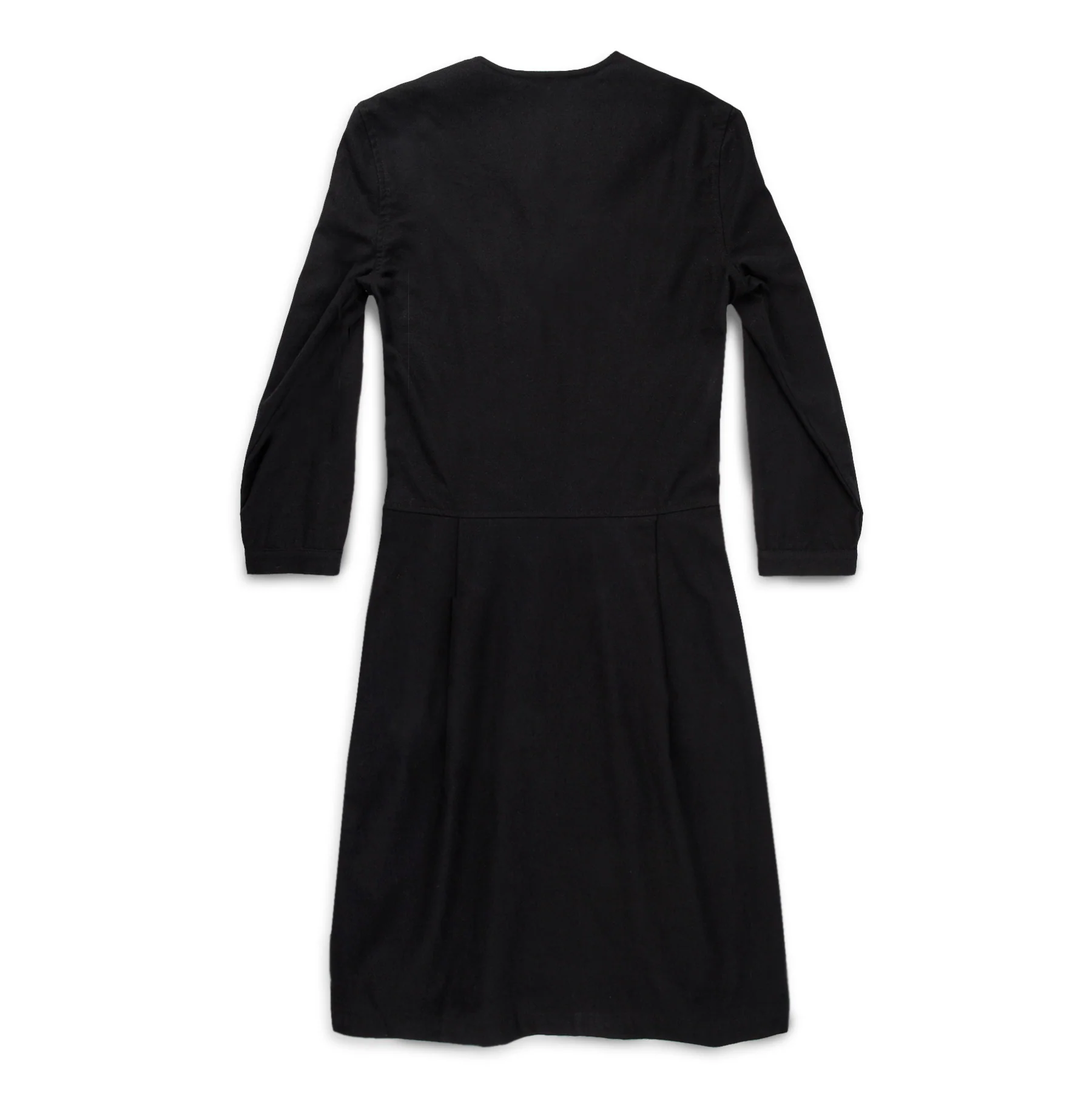 The Juniper Dress in Black Brushed Cotton - Image 7
