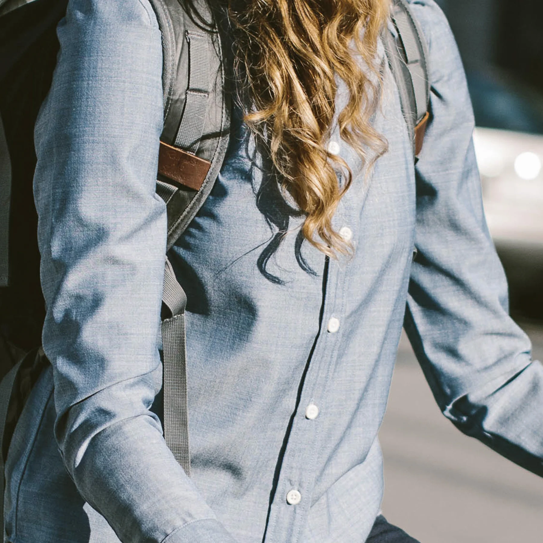 The Katherine in Blue Merino 4S Chambray - Image 4