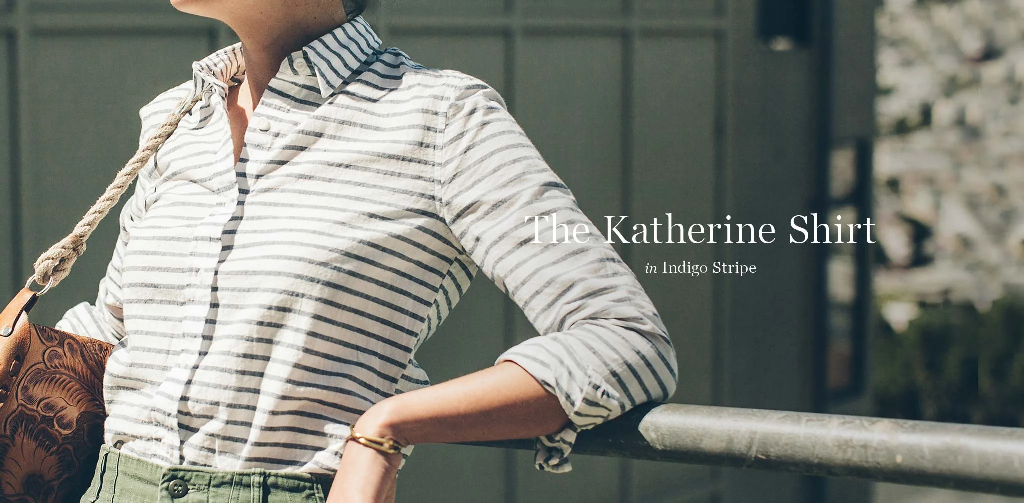 The Katherine in Indigo Stripe - Image 7