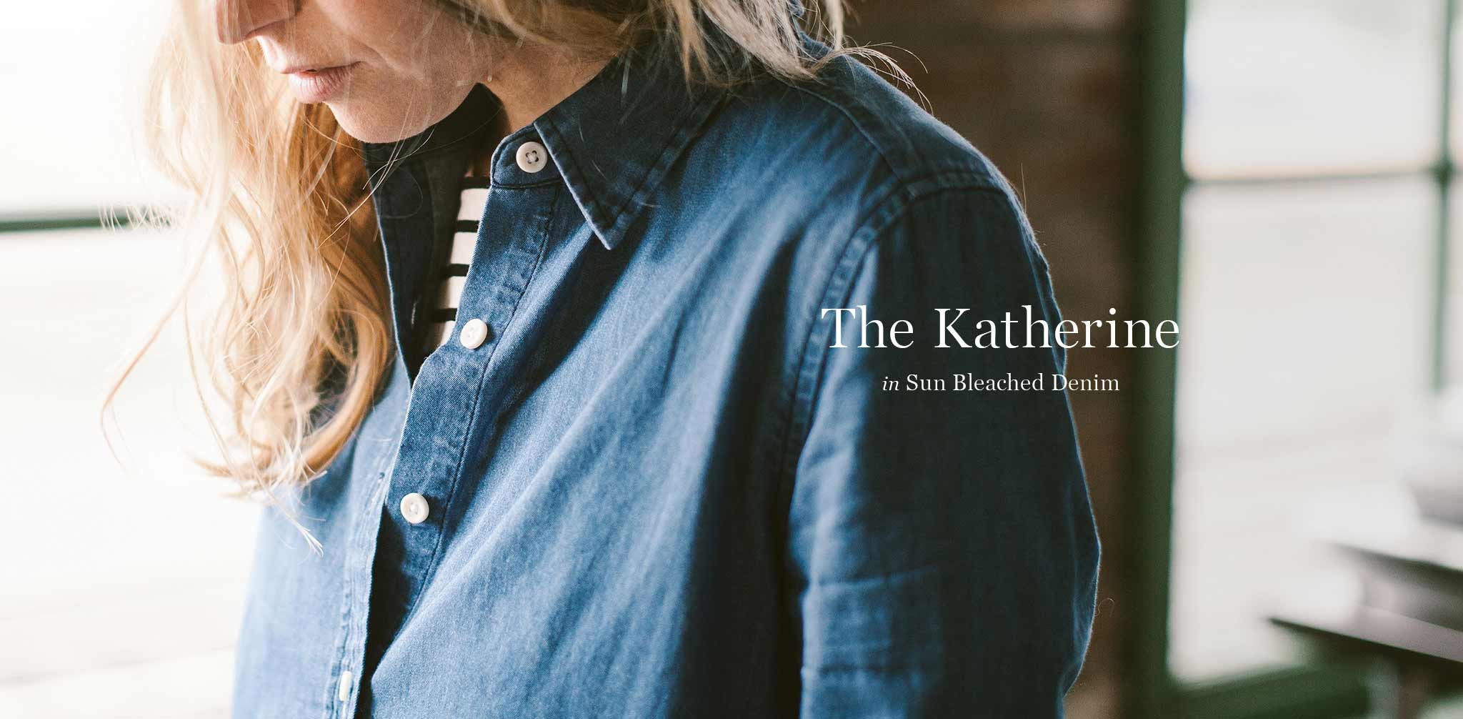 The Katherine in Sun Bleached Denim - Image 7