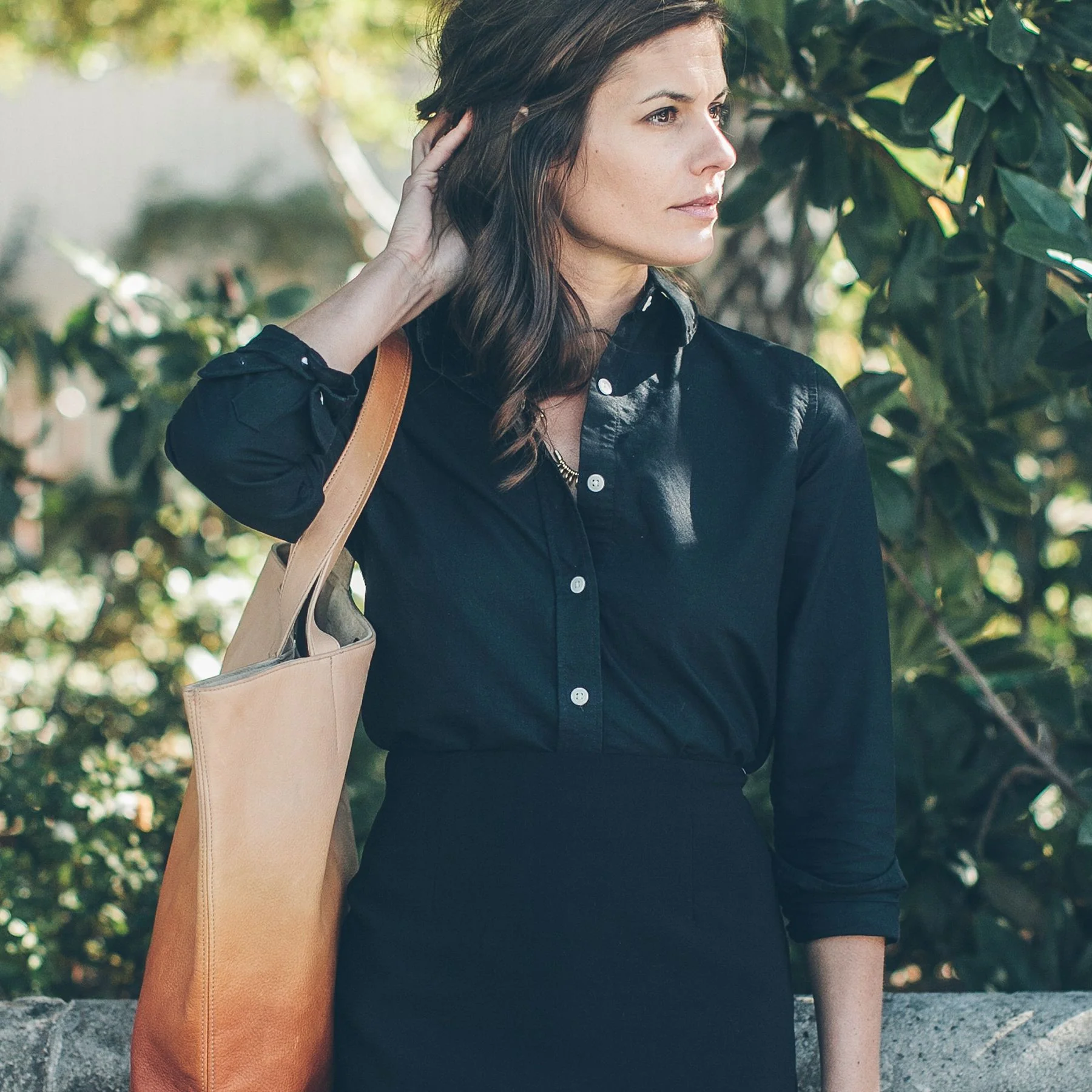 The Katherine in Washed Black Oxford - Image 6