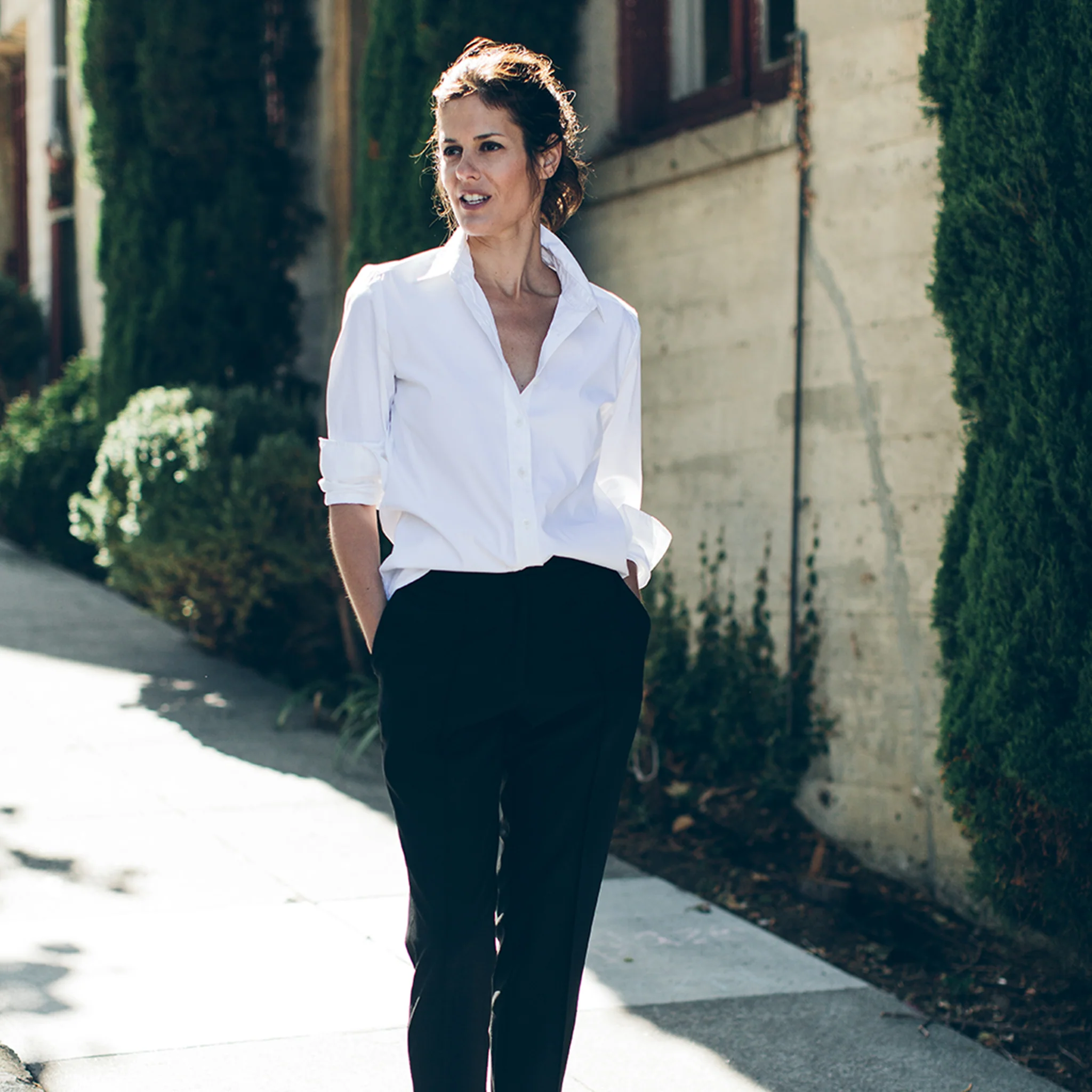 The Katherine in White Pinpoint Oxford - Image 2