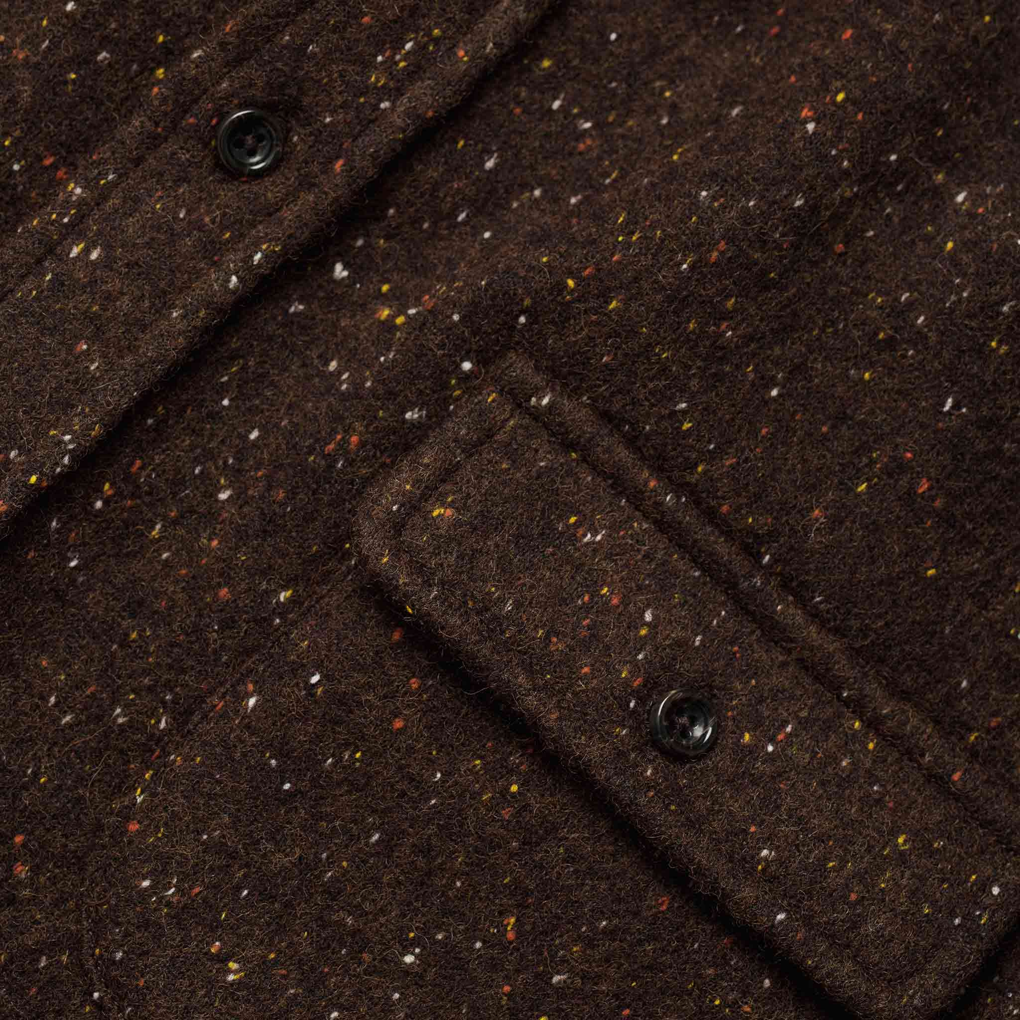 The Leeward Shirt in Chocolate Donegal - Image 8