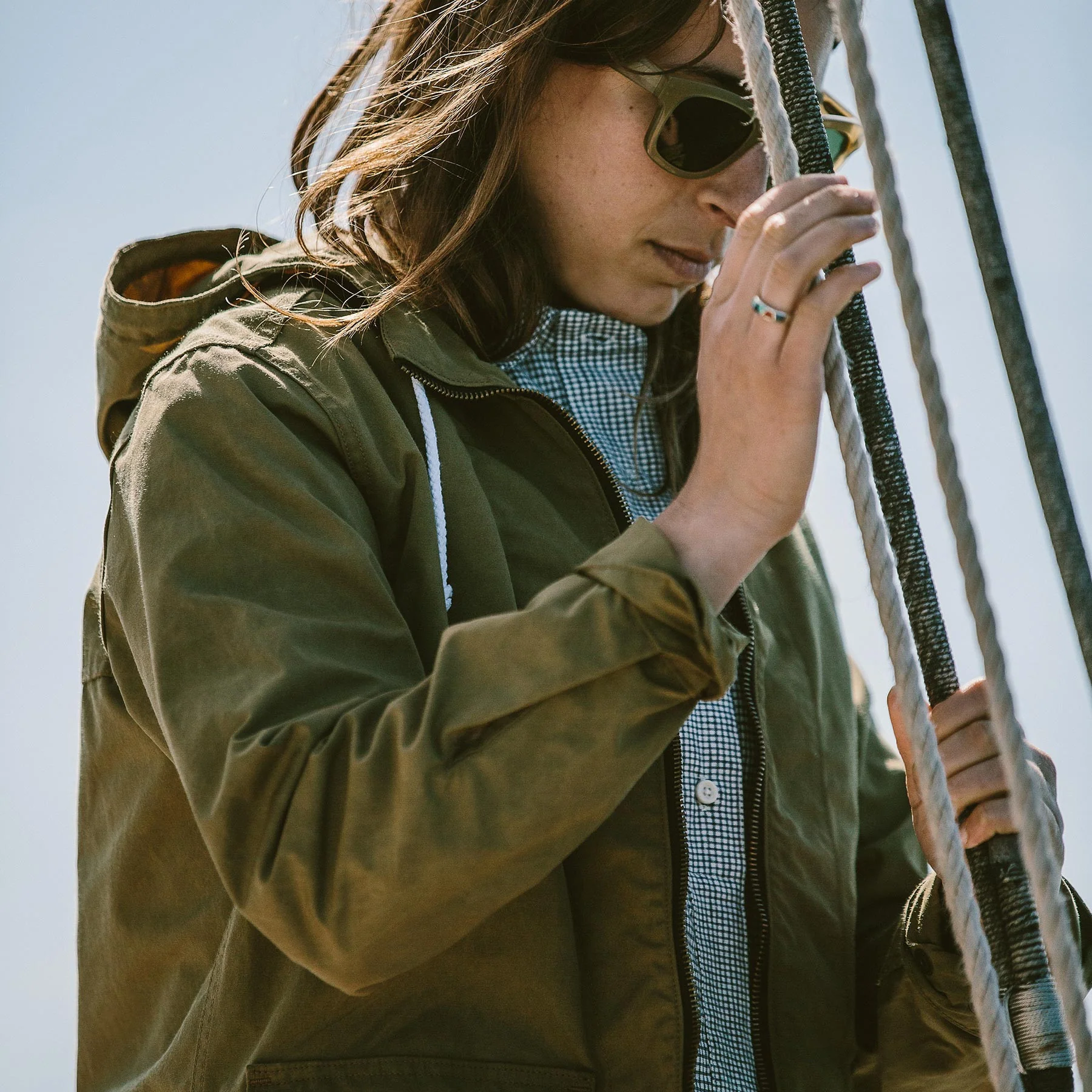 The Lighthouse Jacket in Olive - Image 4