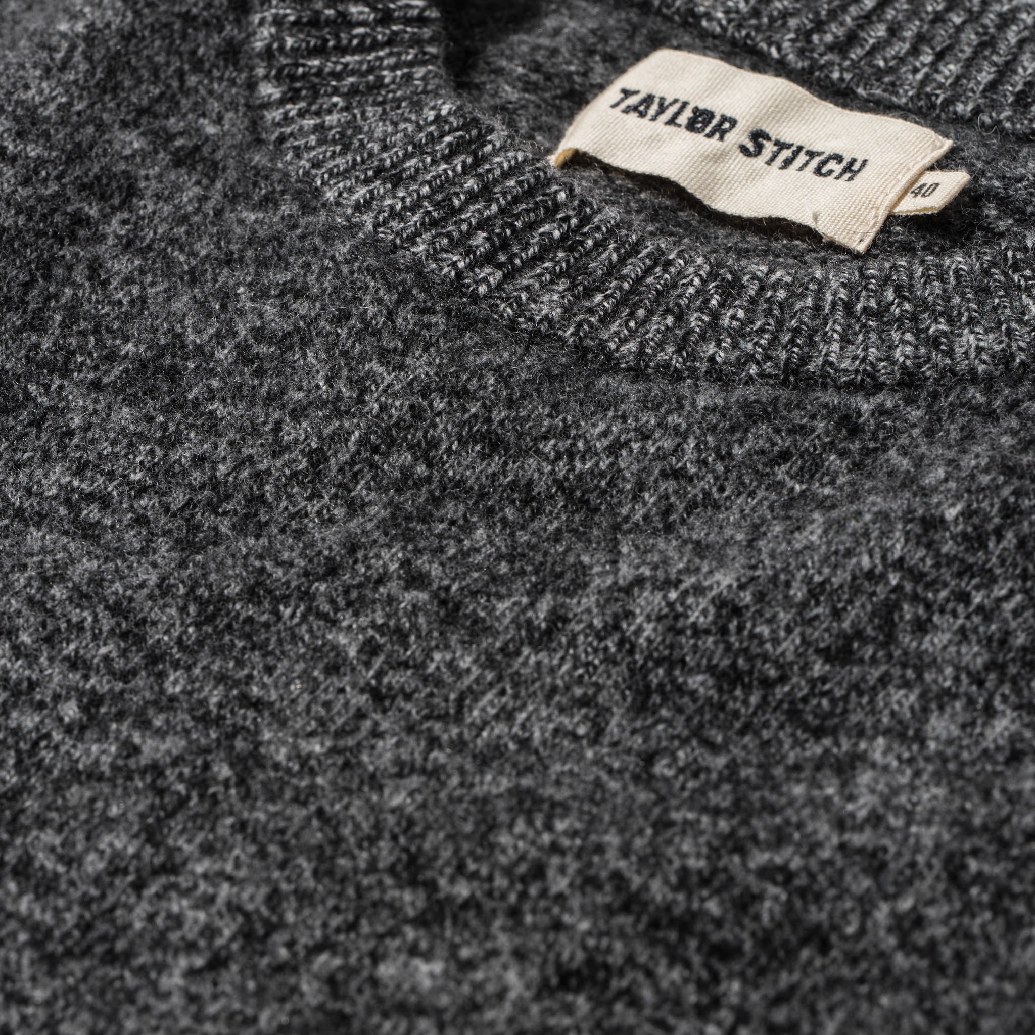 The Lodge Sweater in Charcoal - Image 7
