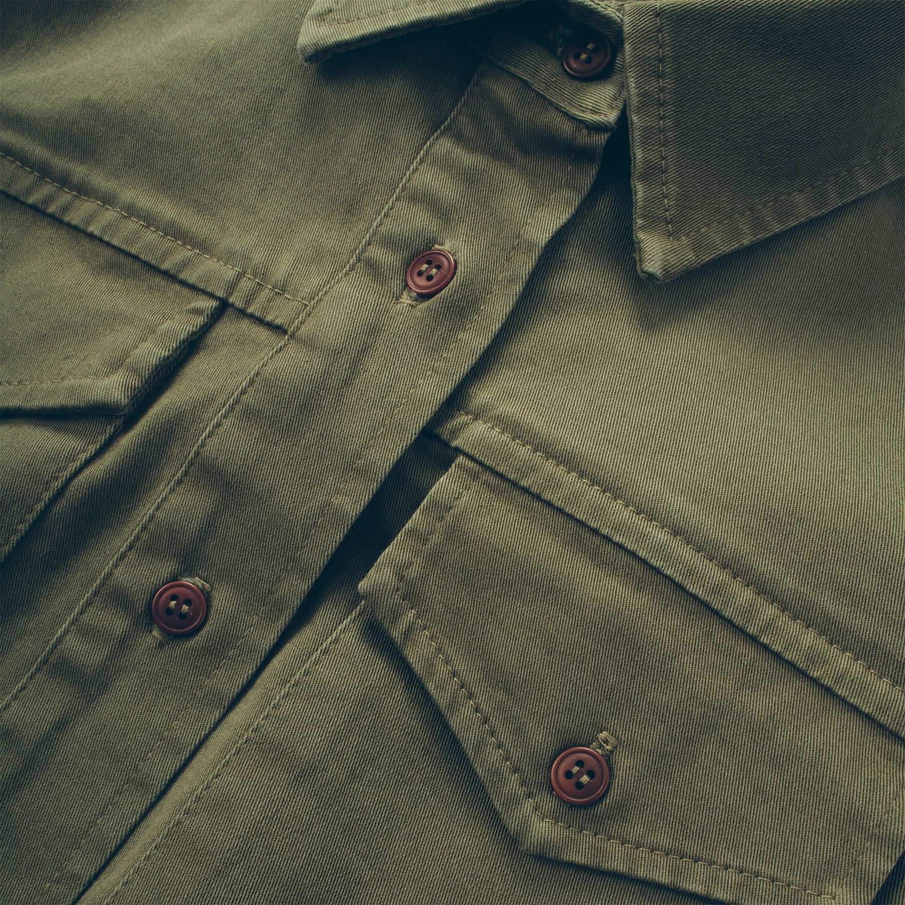 The Trench Dress in Army Green - Image 7