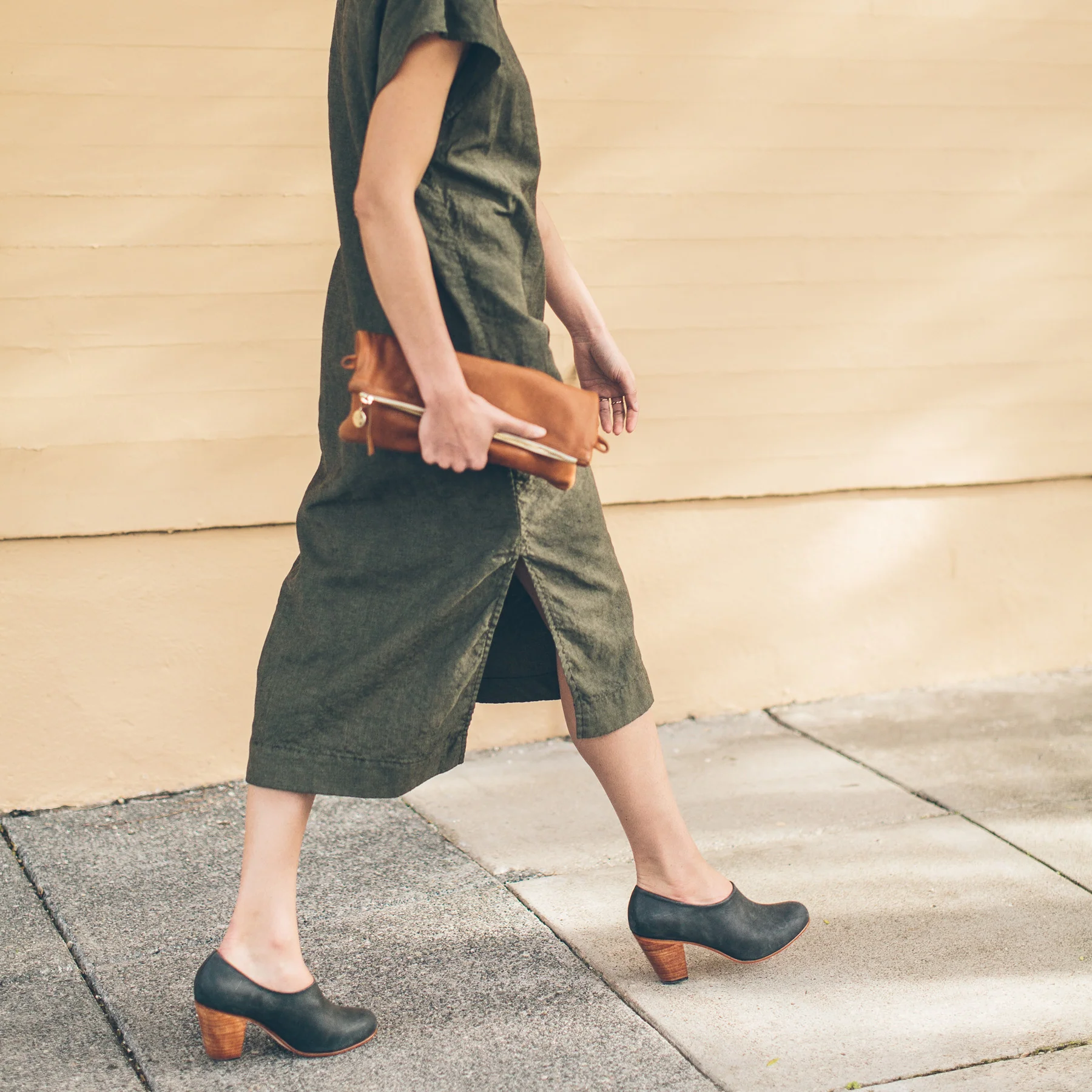 The Loma Dress in Olive - Image 4