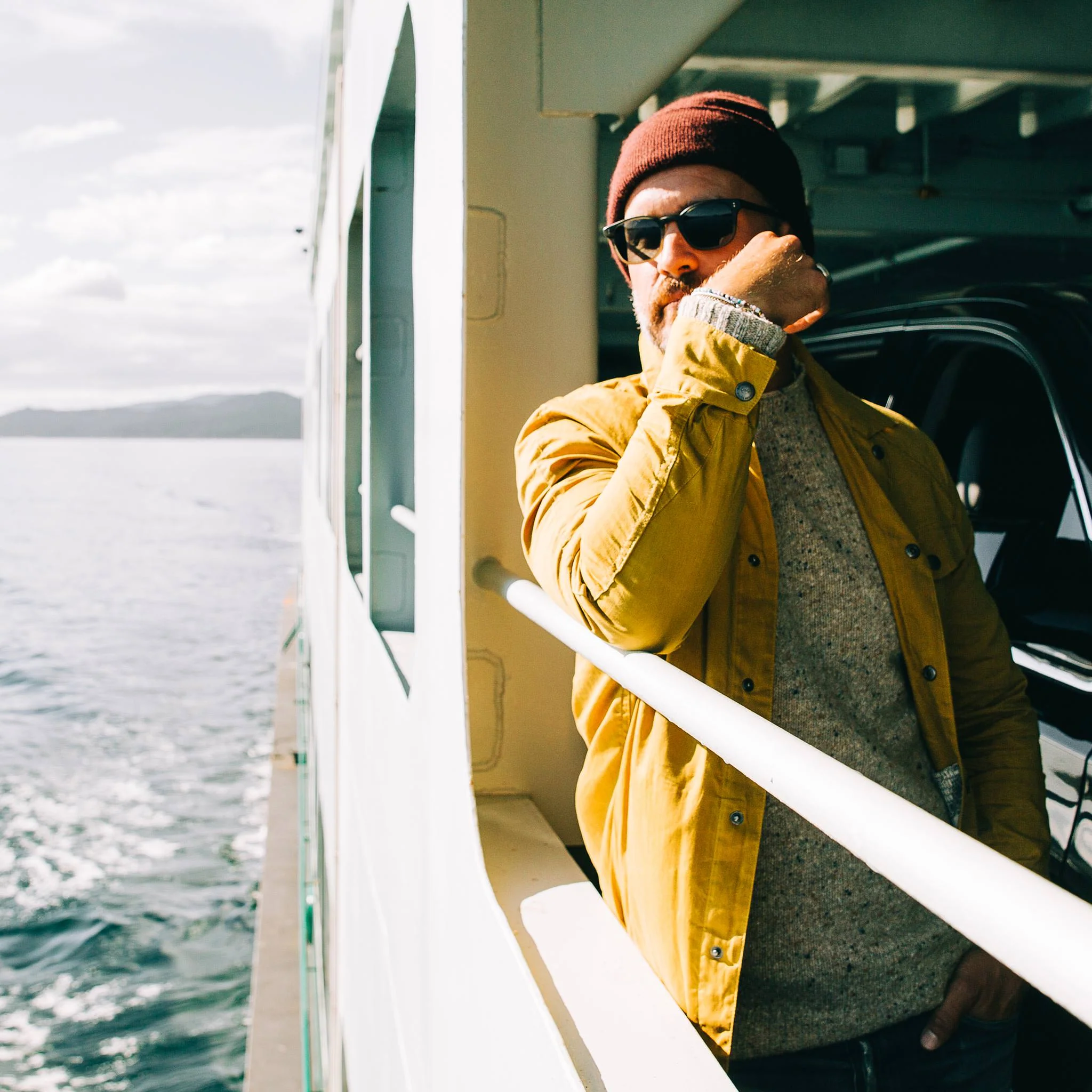 The Lombardi Jacket in Mustard Dry Wax - Image 5