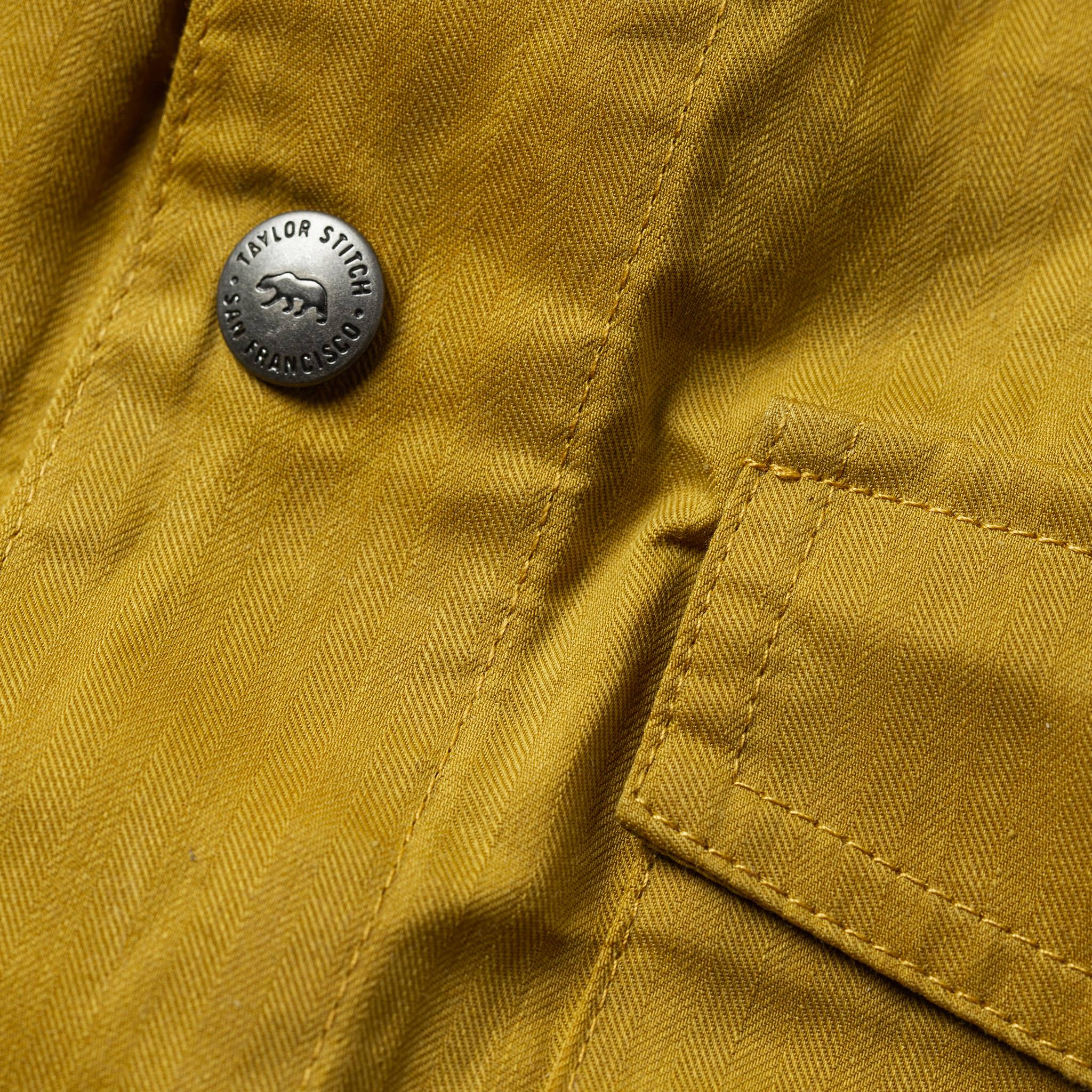 The Lombardi Jacket in Mustard Dry Wax - Image 7