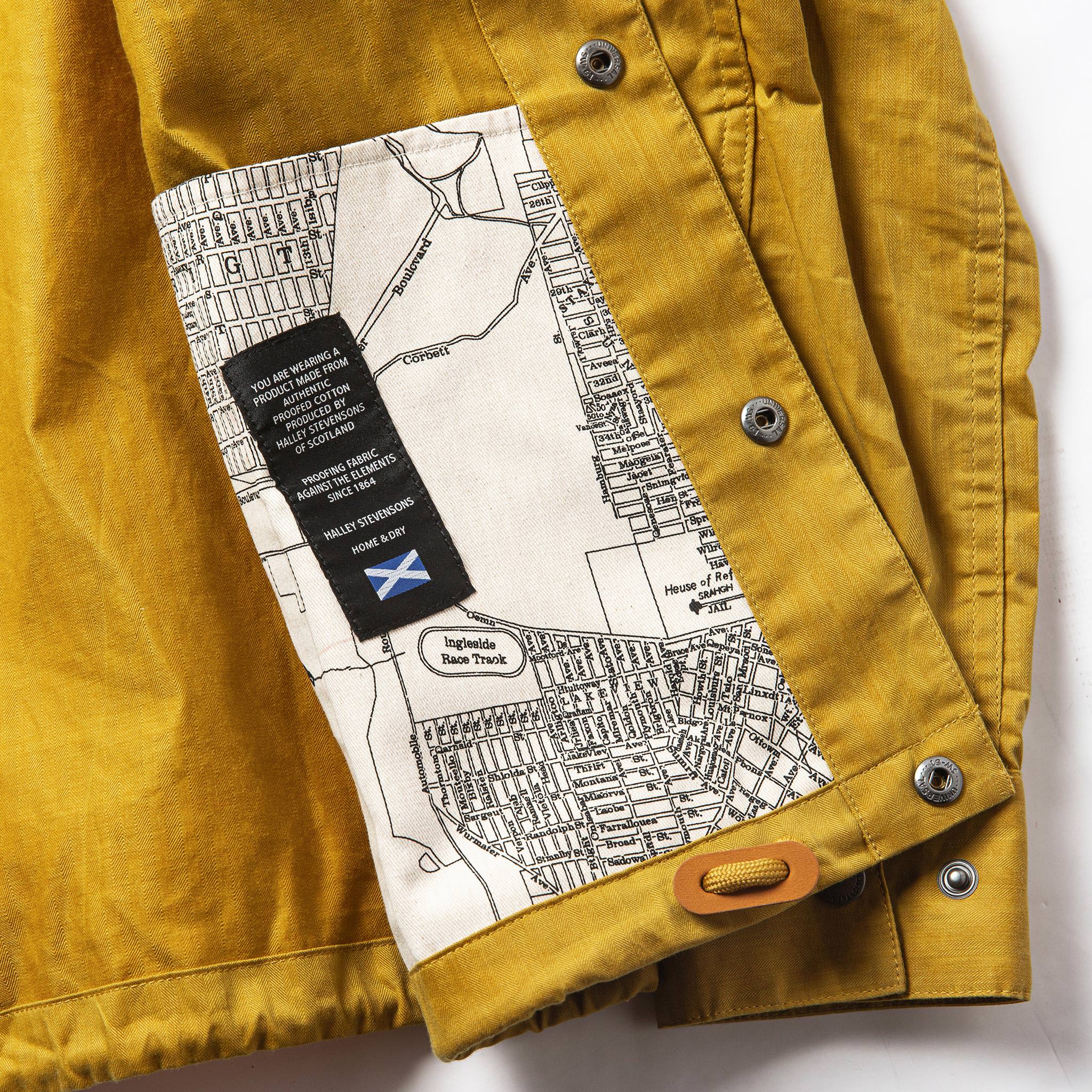 The Lombardi Jacket in Mustard Dry Wax - Image 8