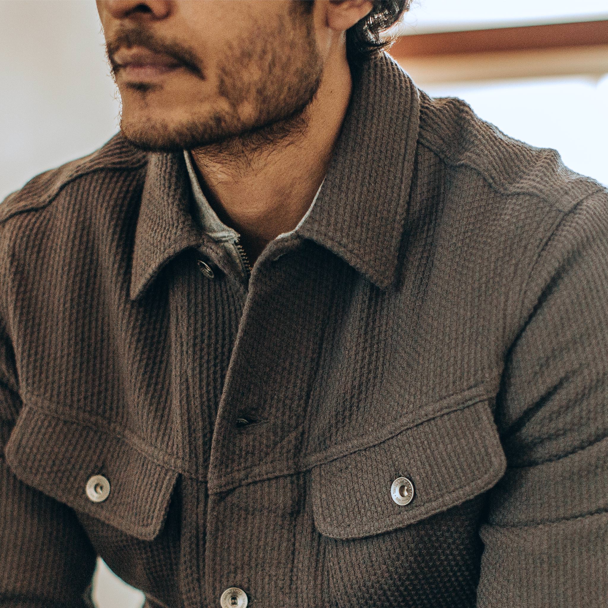 The Long Haul Jacket in Ash Sashiko - Image 3