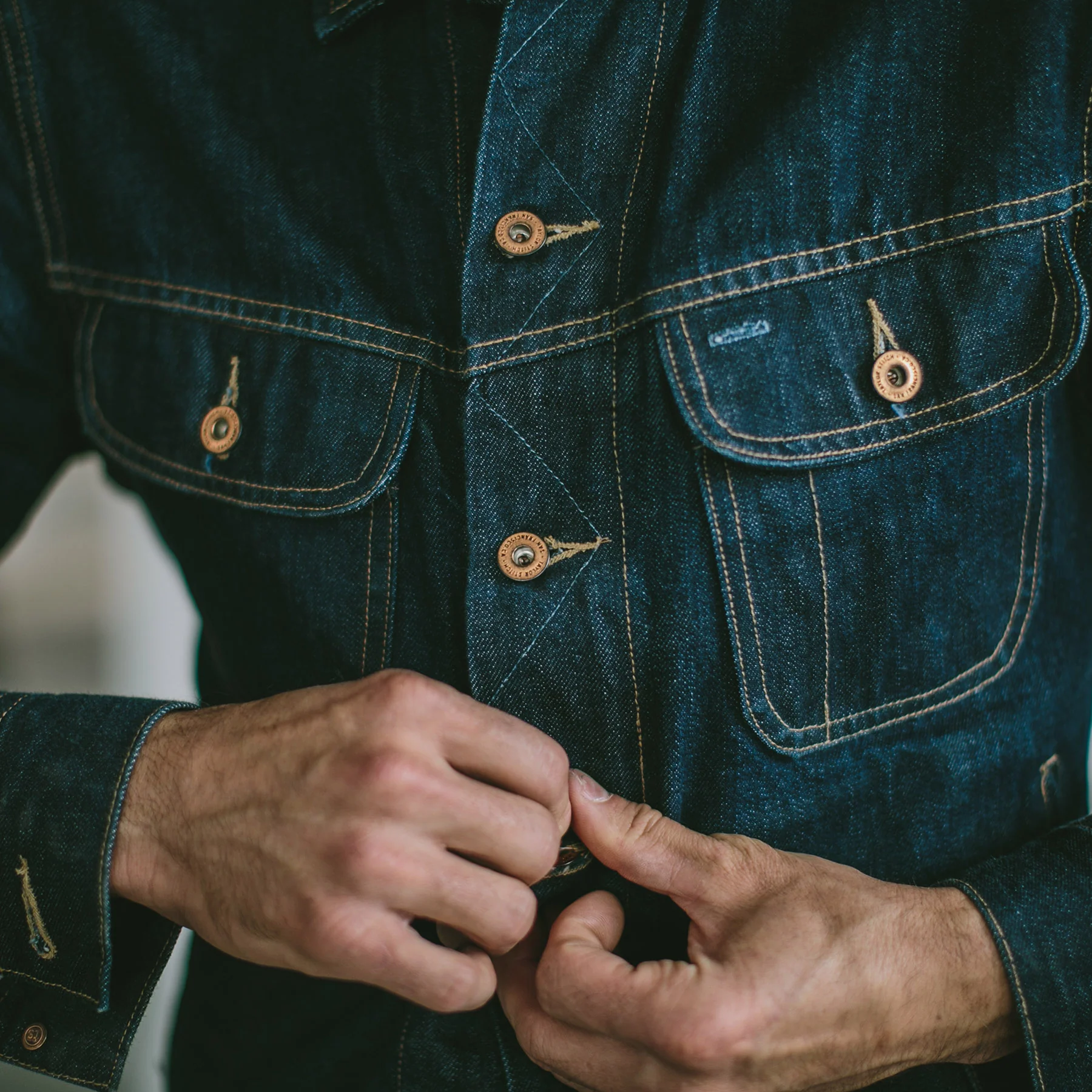 The Long Haul Jacket in Cone Mills '68 Selvage - Image 3
