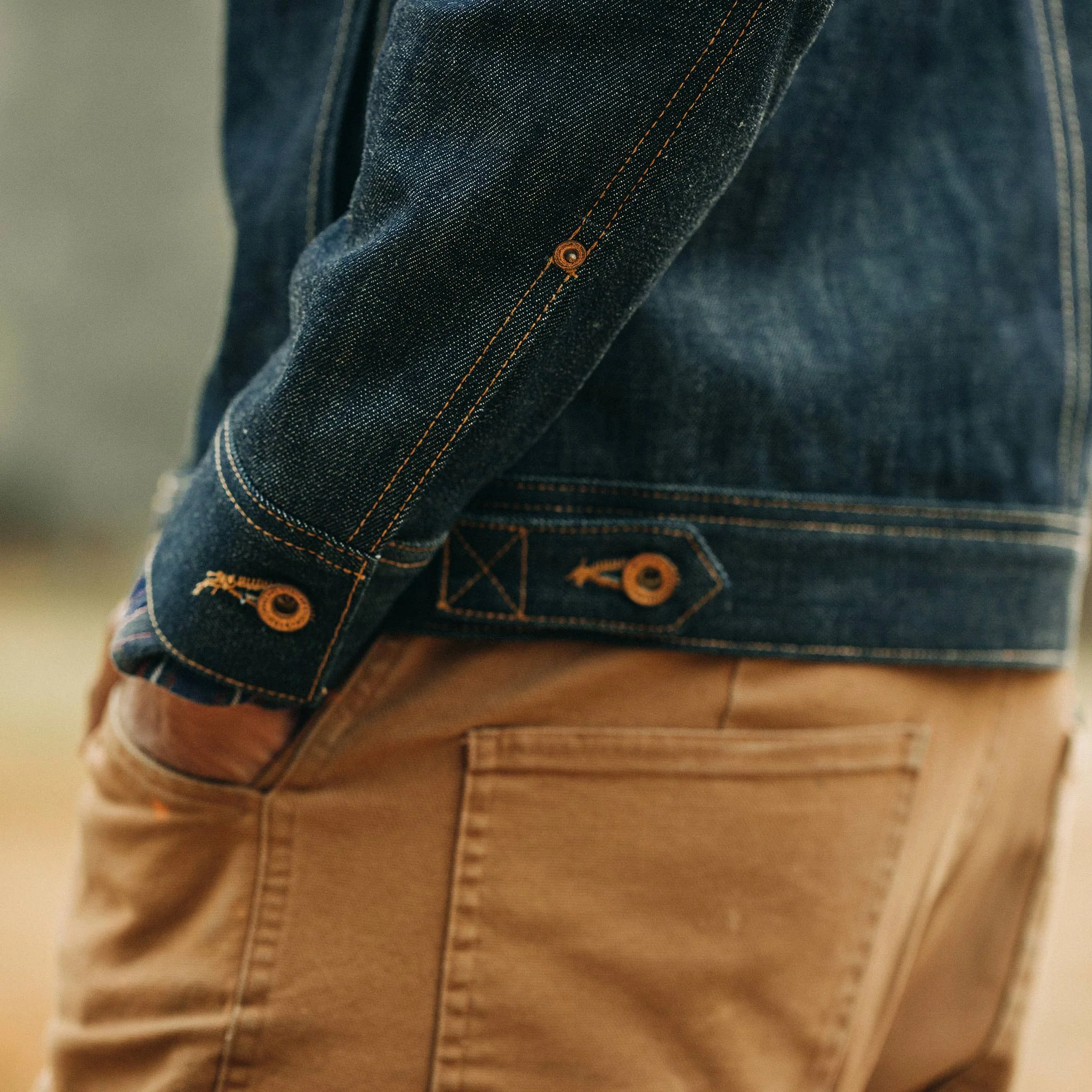 The Long Haul Jacket in Cone Mills Reserve Selvage - Image 4