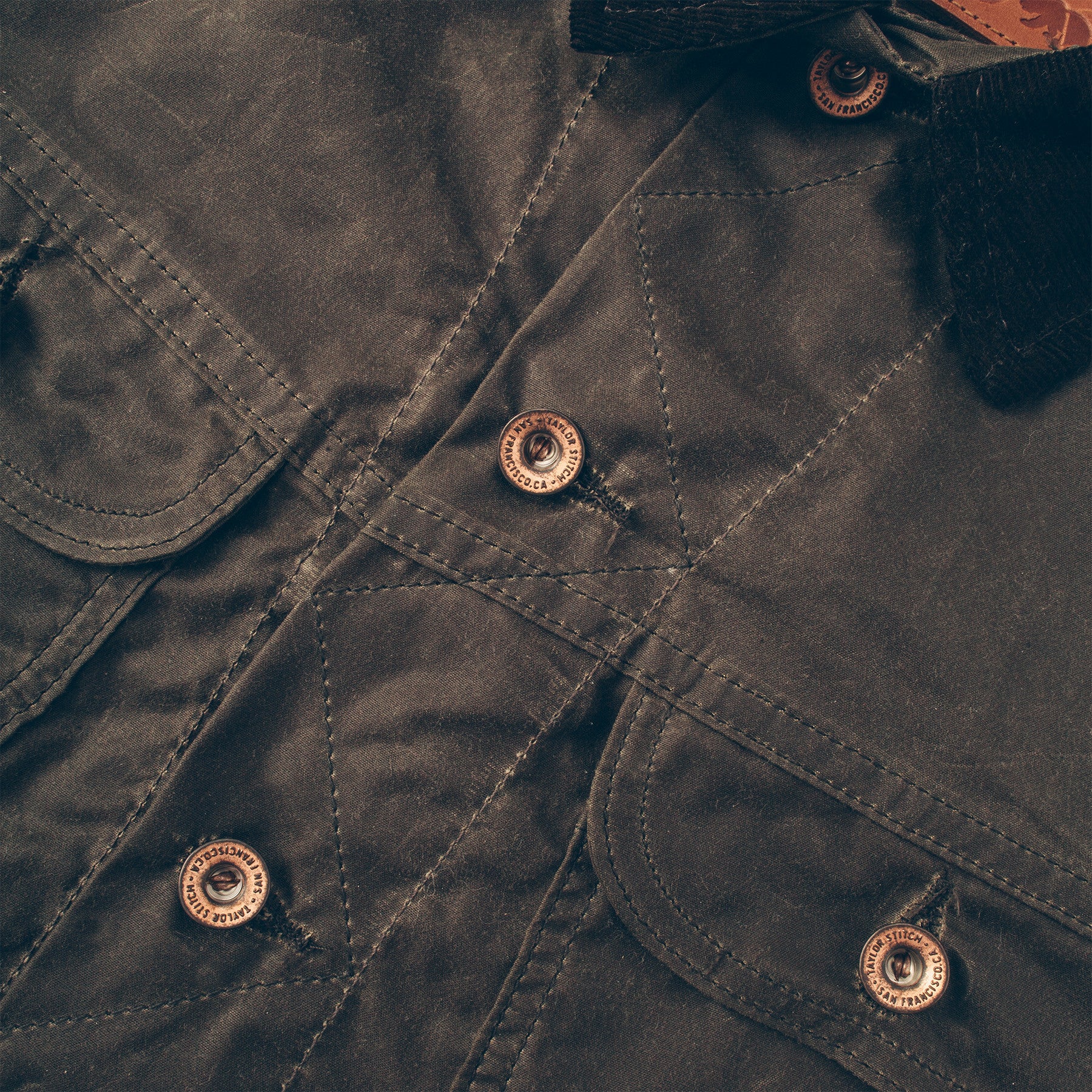 The Long Haul Jacket in Dark Oak Waxed Canvas - Image 5