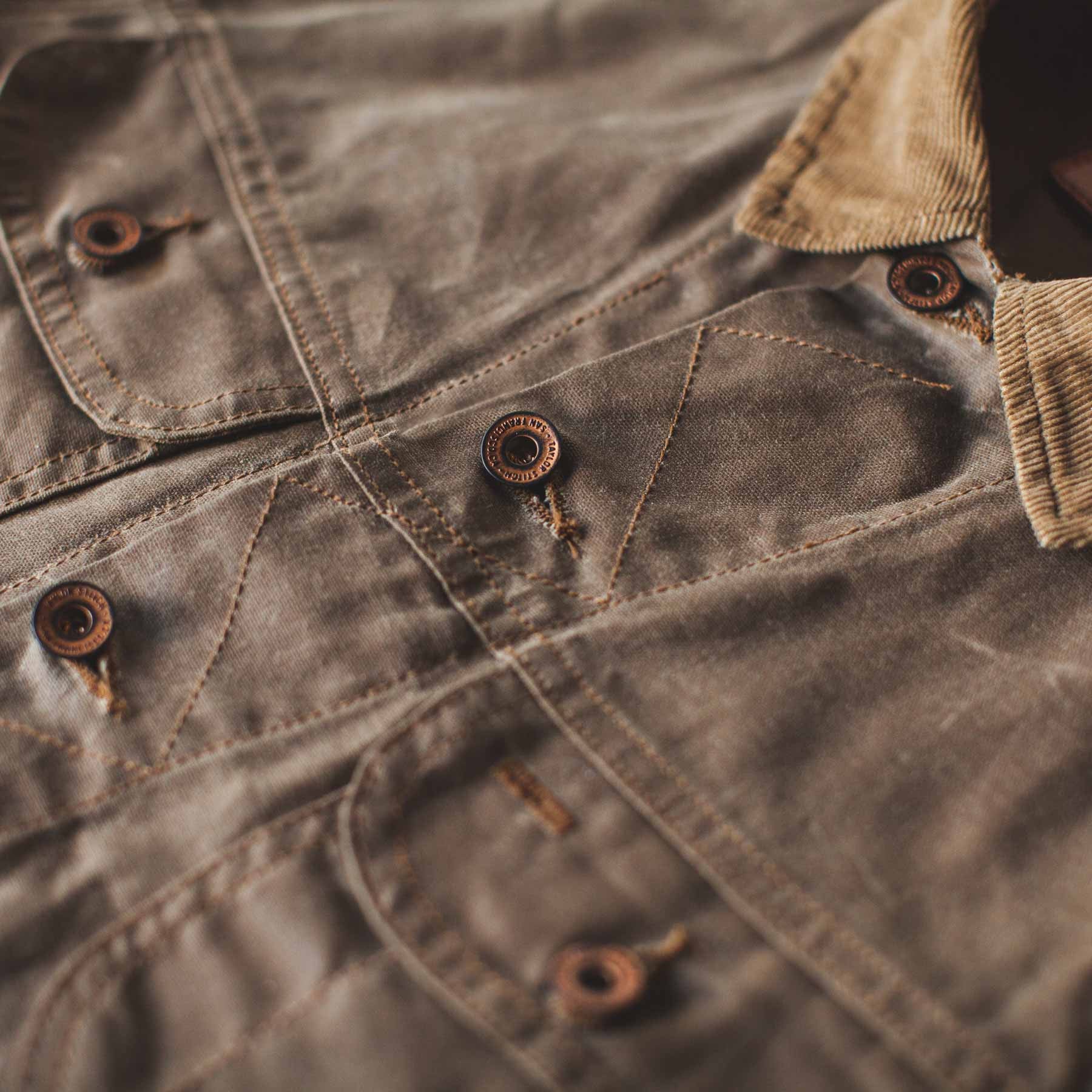 The Long Haul Jacket in Field Tan Waxed Canvas - Image 5