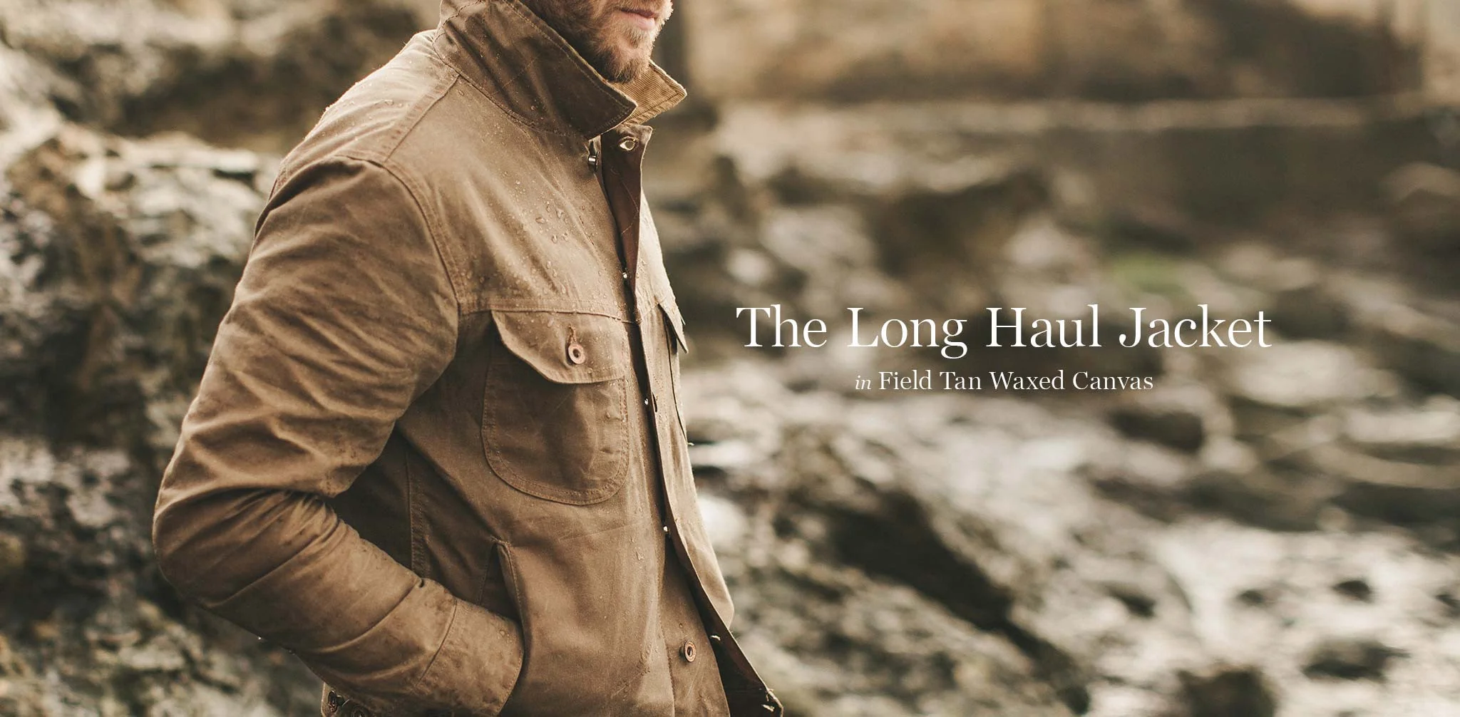 The Long Haul Jacket in Field Tan Waxed Canvas - Image 7