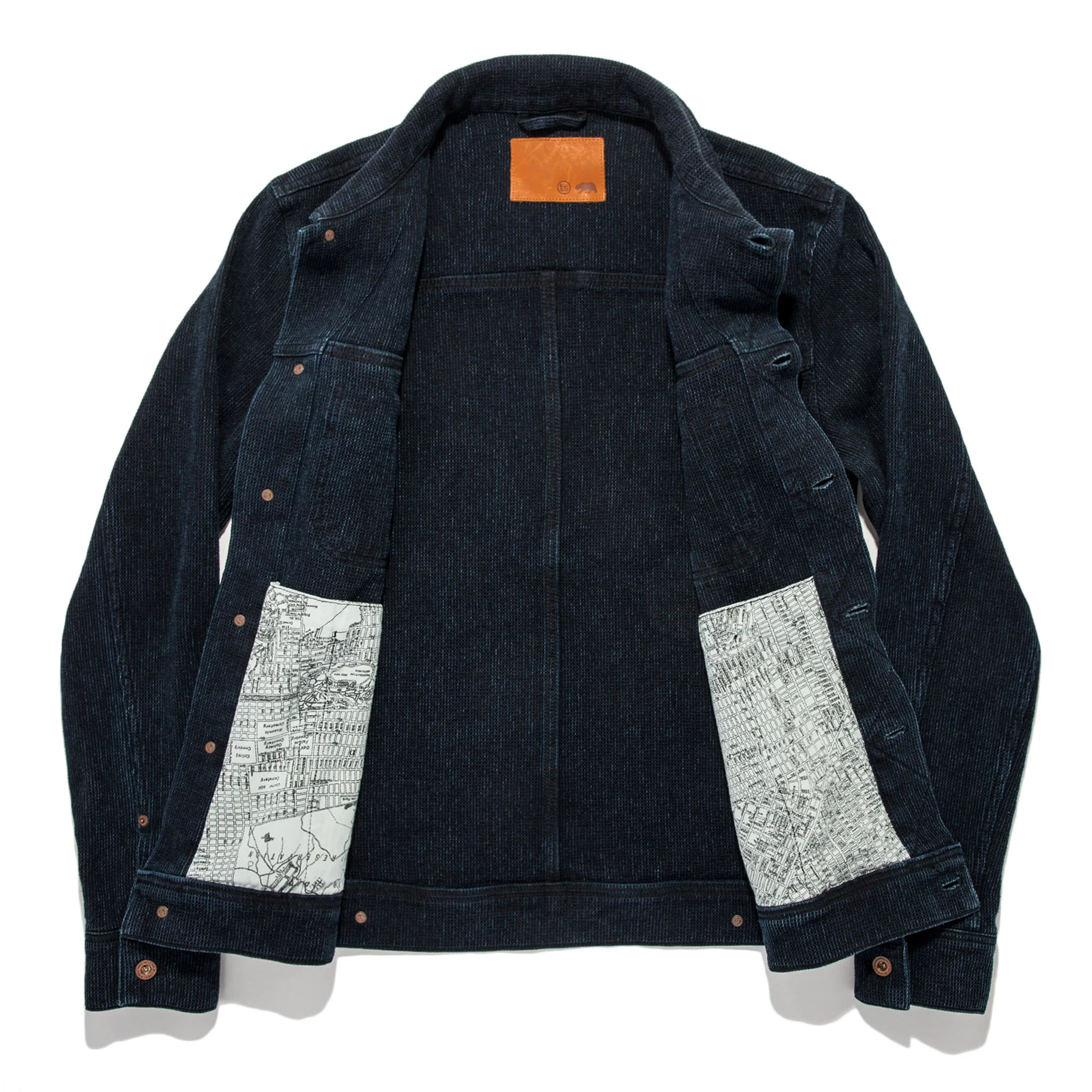 The Long Haul Jacket in Indigo Waffle ('18) - Image 11